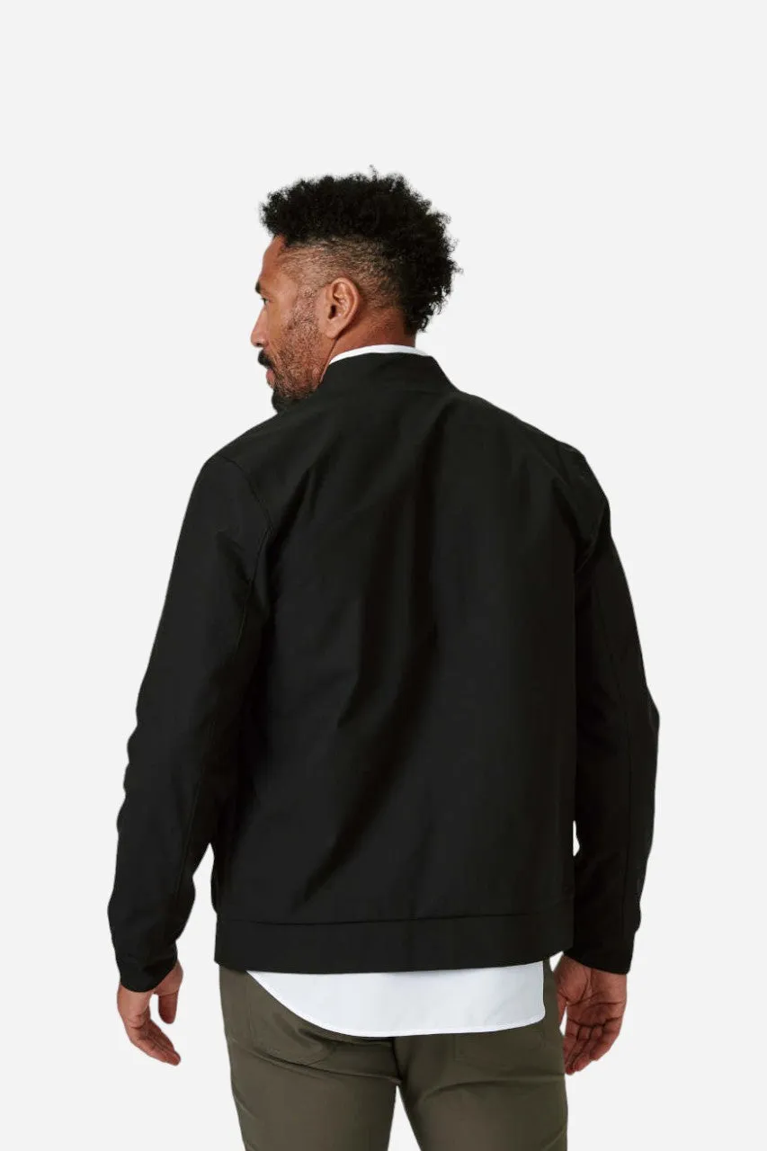 7 Diamonds Infinity Bomber Jacket in Black