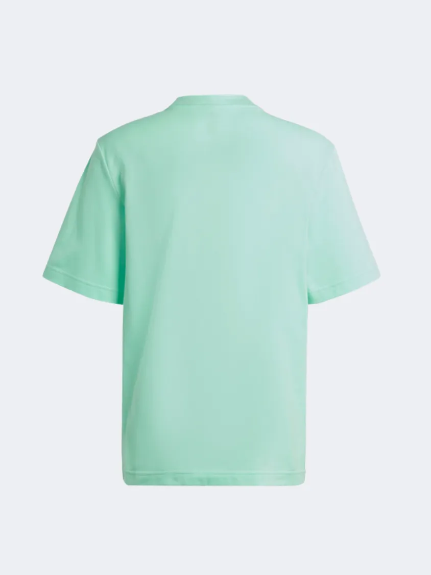 Adidas Future Icons Logo Piqu&#233; Gs Sportswear T-Shirt Easy Green