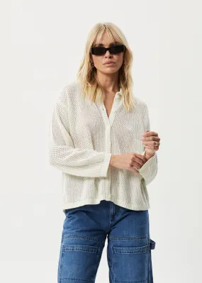 AFENDS Womens Ryder - Knit Shirt - White