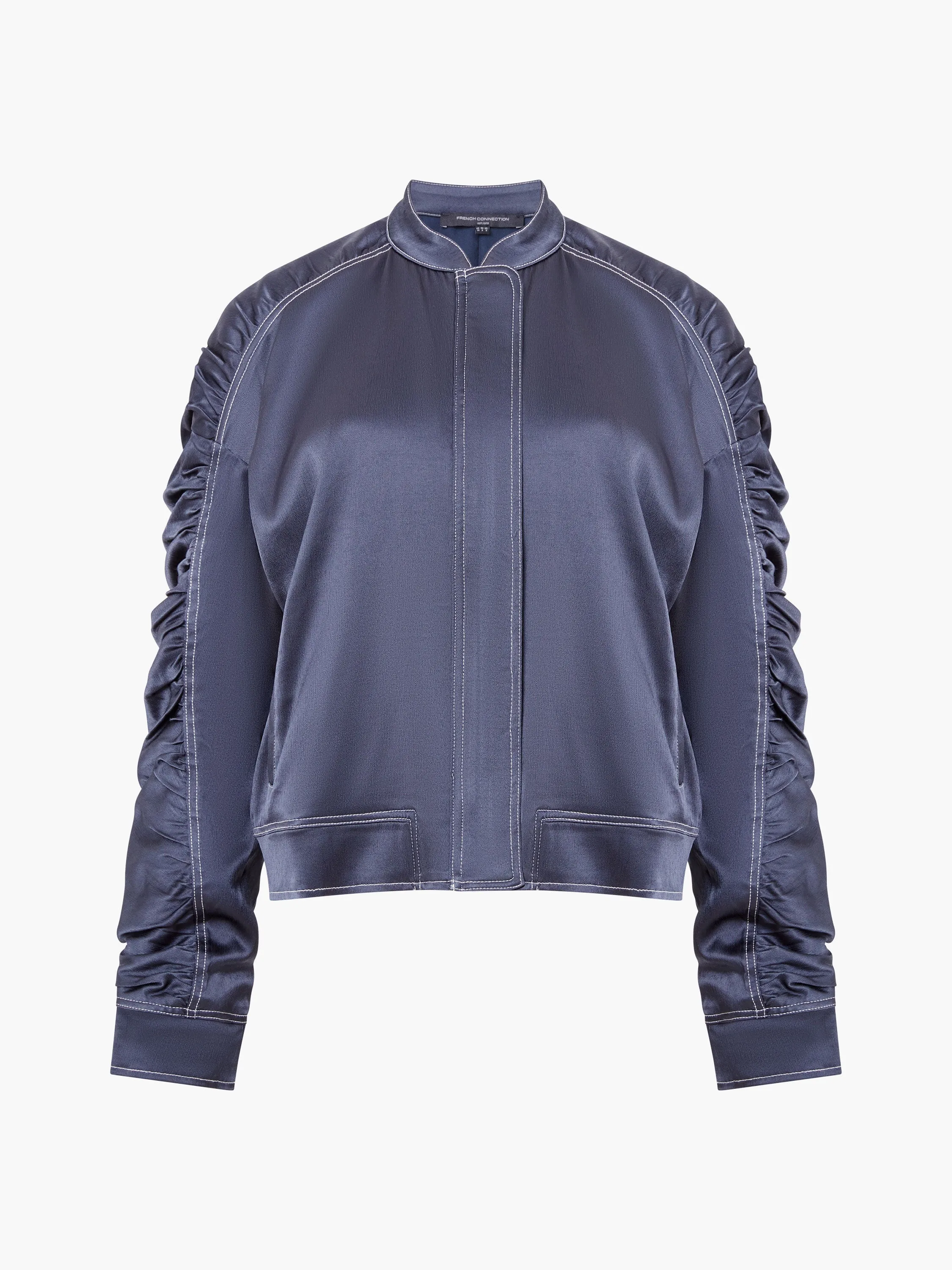 Akita Satin Bomber Jacket