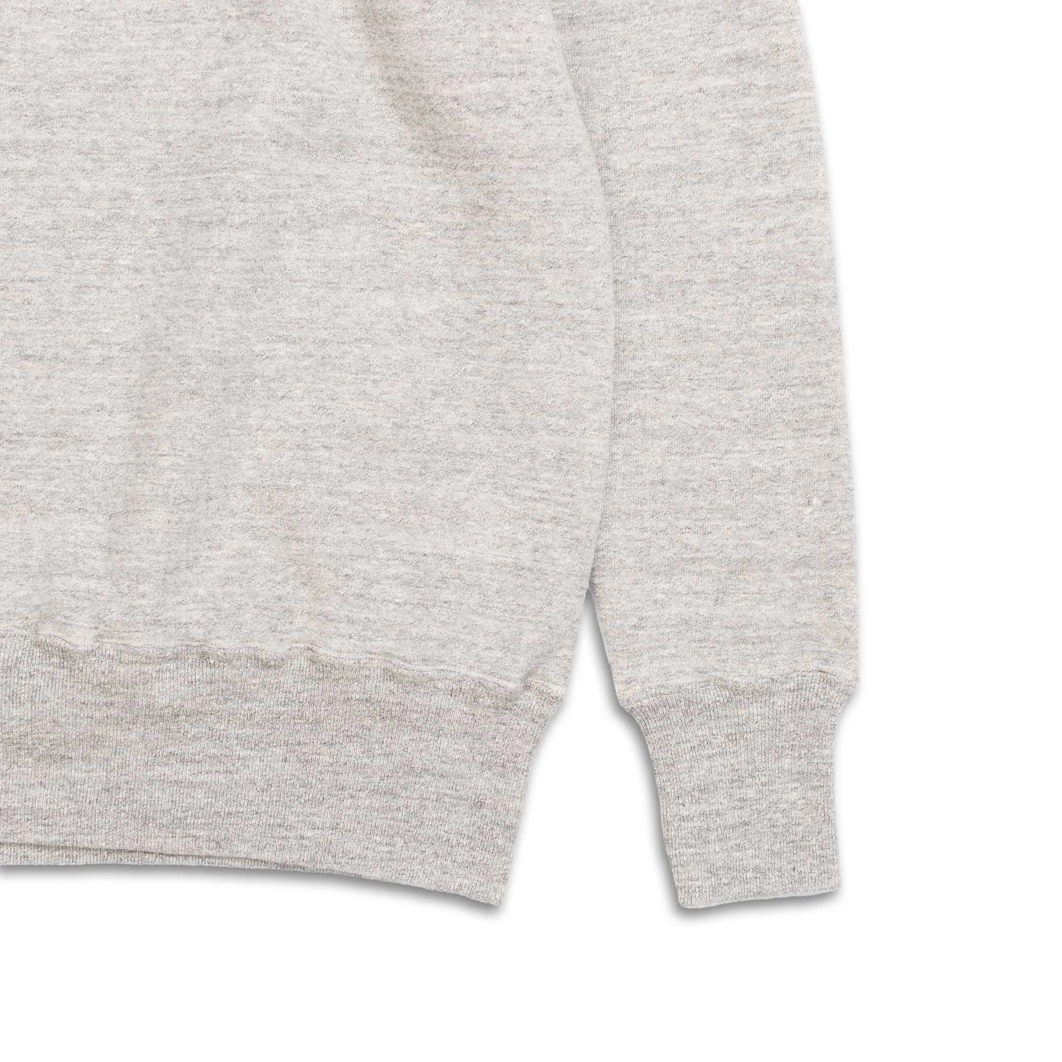 Allevol Loopwheel Quarter Zip Sweatshirt Grey