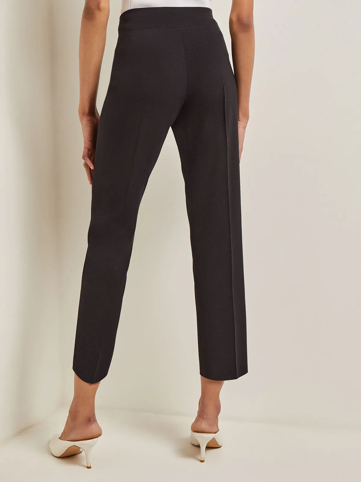 Ankle-length Flat Knit Pant