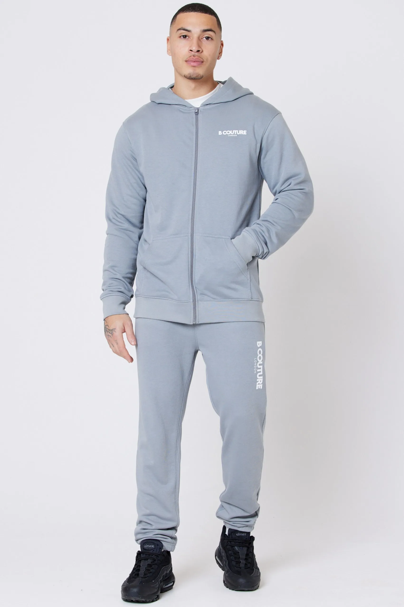 Auckland Fleece Tracksuit - Metal Grey