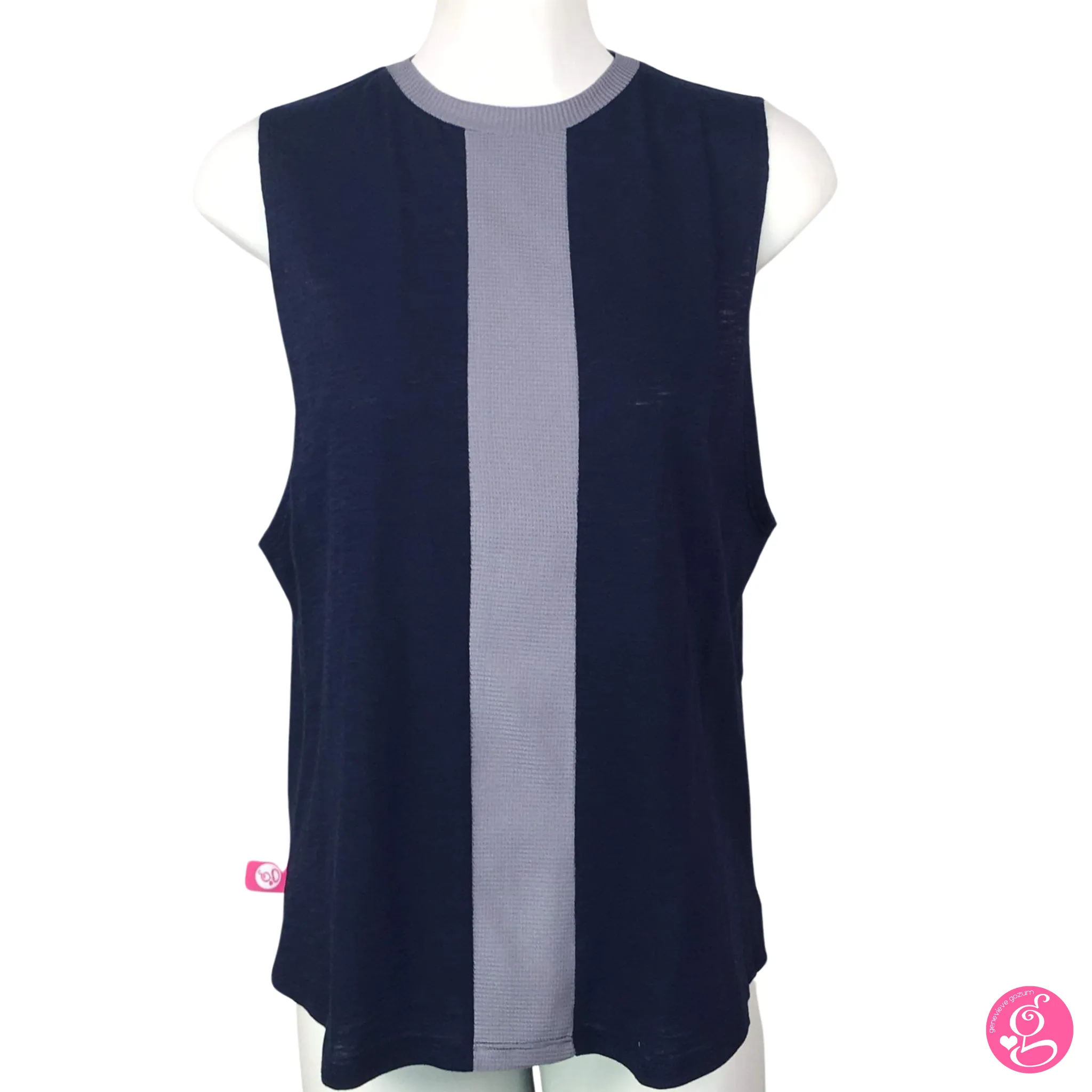 Bamboo & Waffle Loose Vest