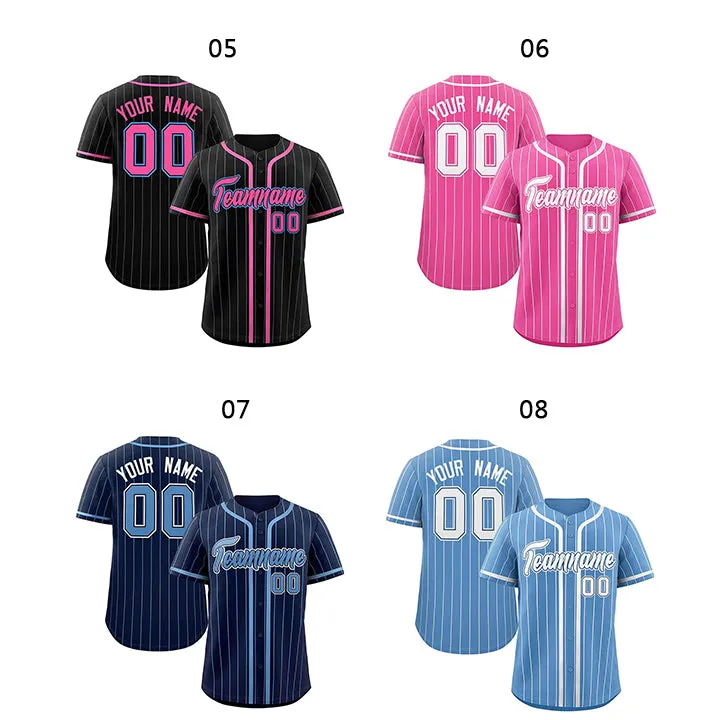 Baseball shirts, mass customization, team/fan customization