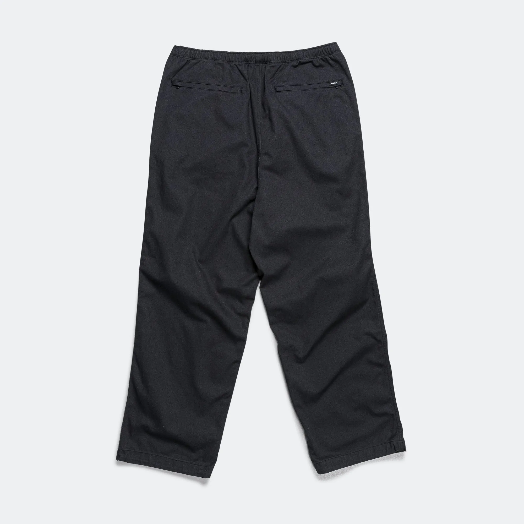 Basic Twill Easy Trousers - Black