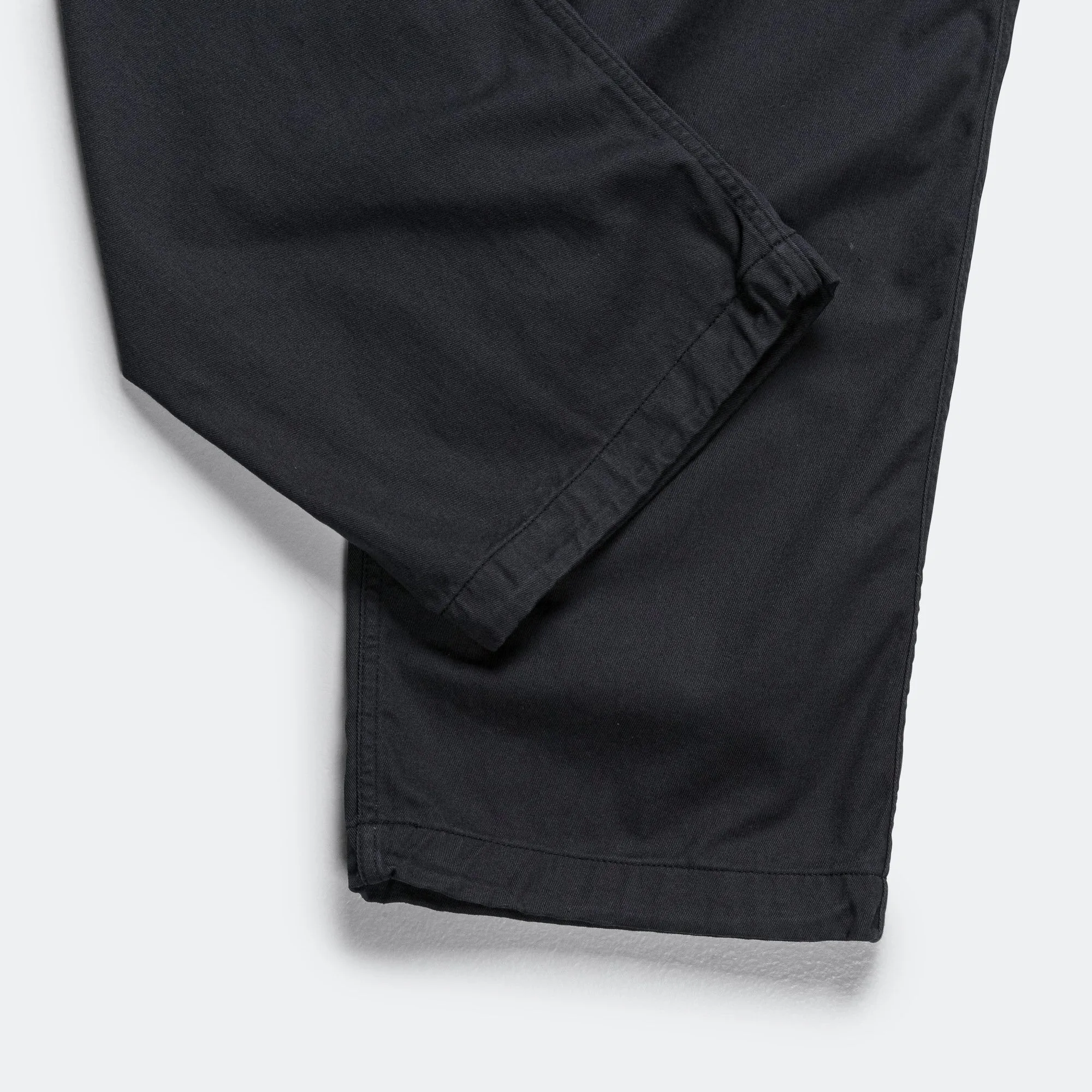 Basic Twill Easy Trousers - Black