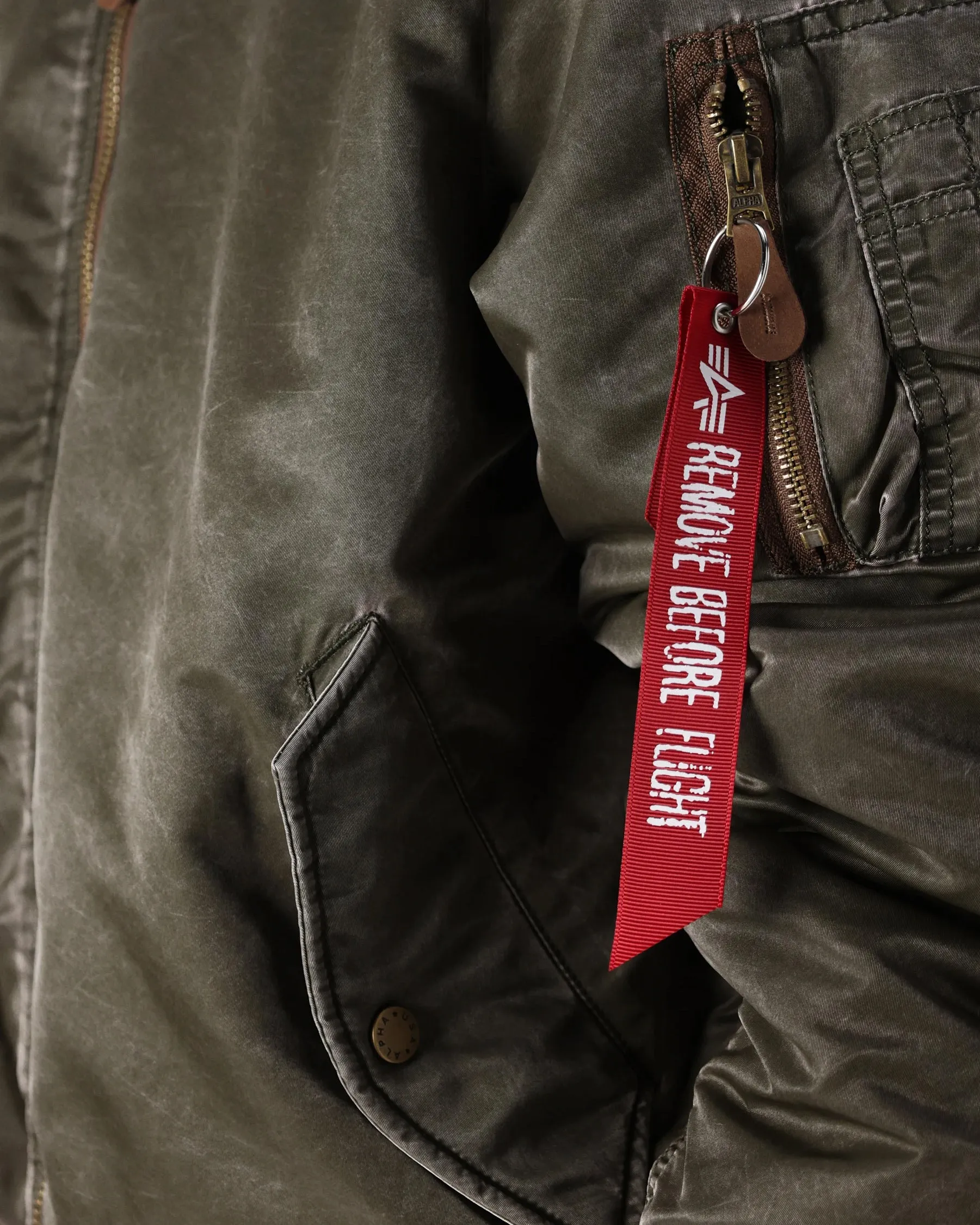 Bomber MA-1 Vintage Mud Olive