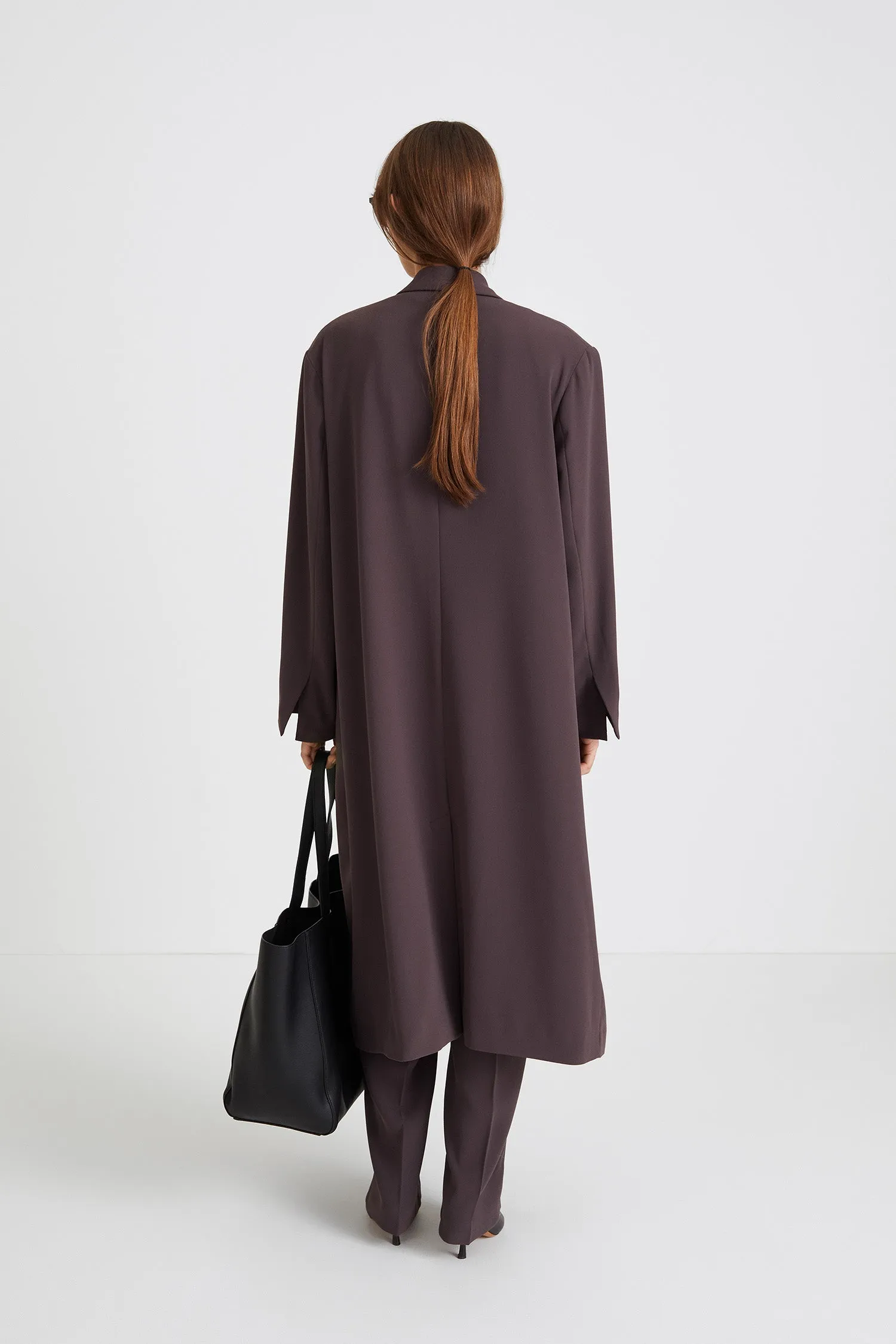 BUSTO COAT - DARK BROWN