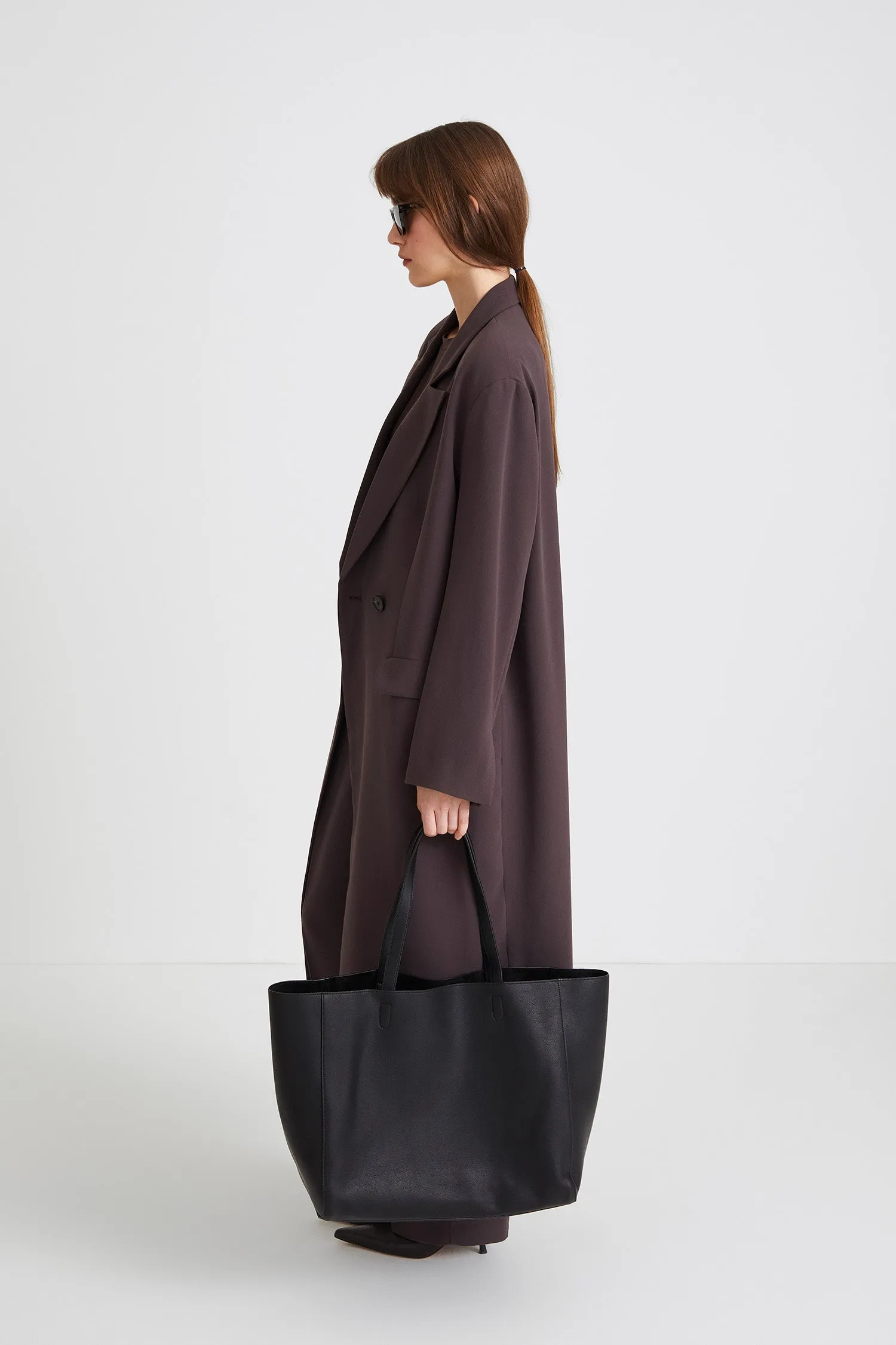 BUSTO COAT - DARK BROWN