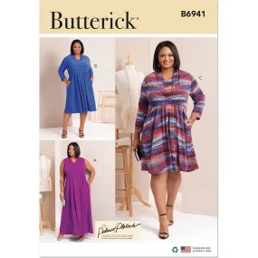 Butterick Pattern B6941 Women's Knit Dresses by Palmer / Pletsch