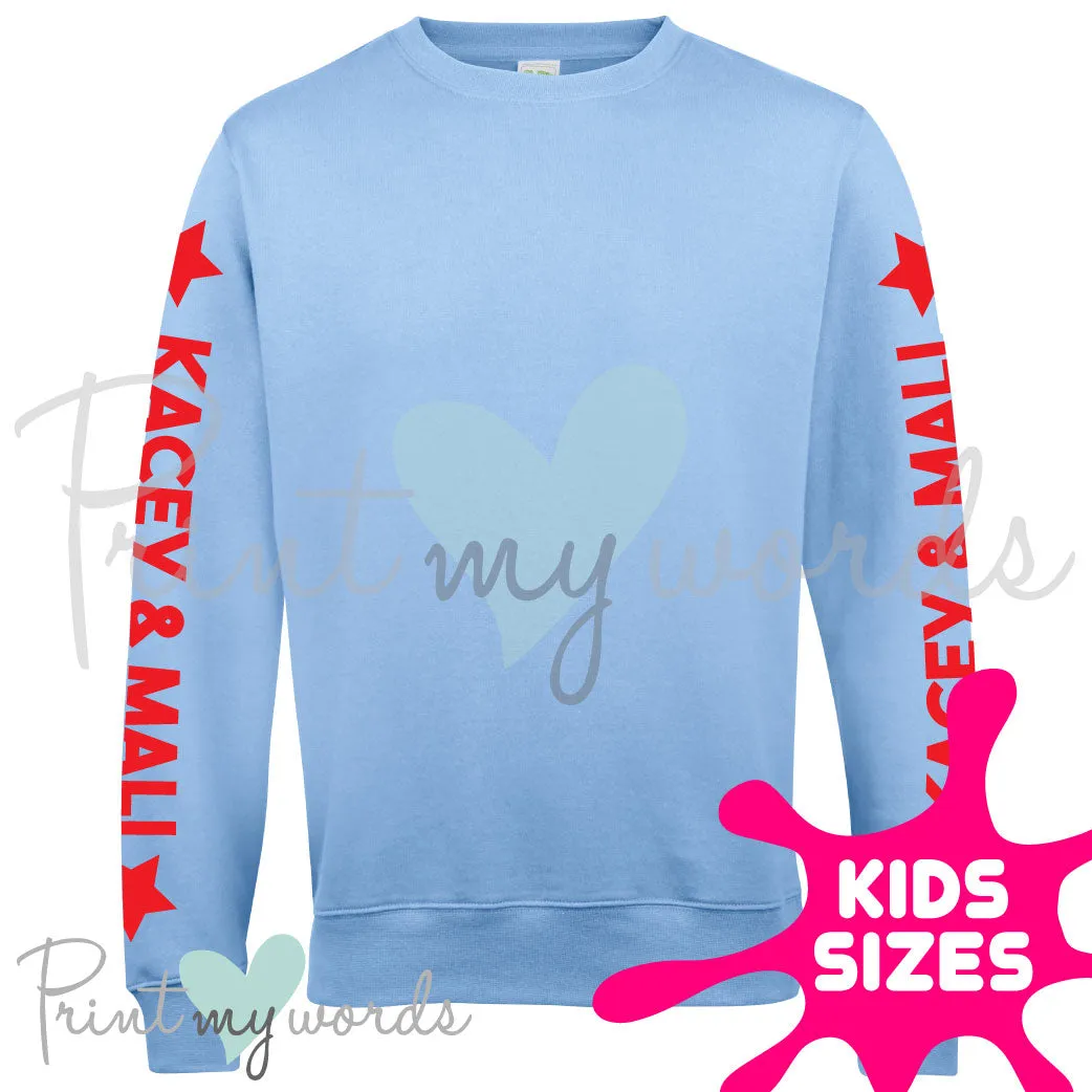 Children's Personalised XC Cross Country Equestrian Sweatshirt - Bold Design