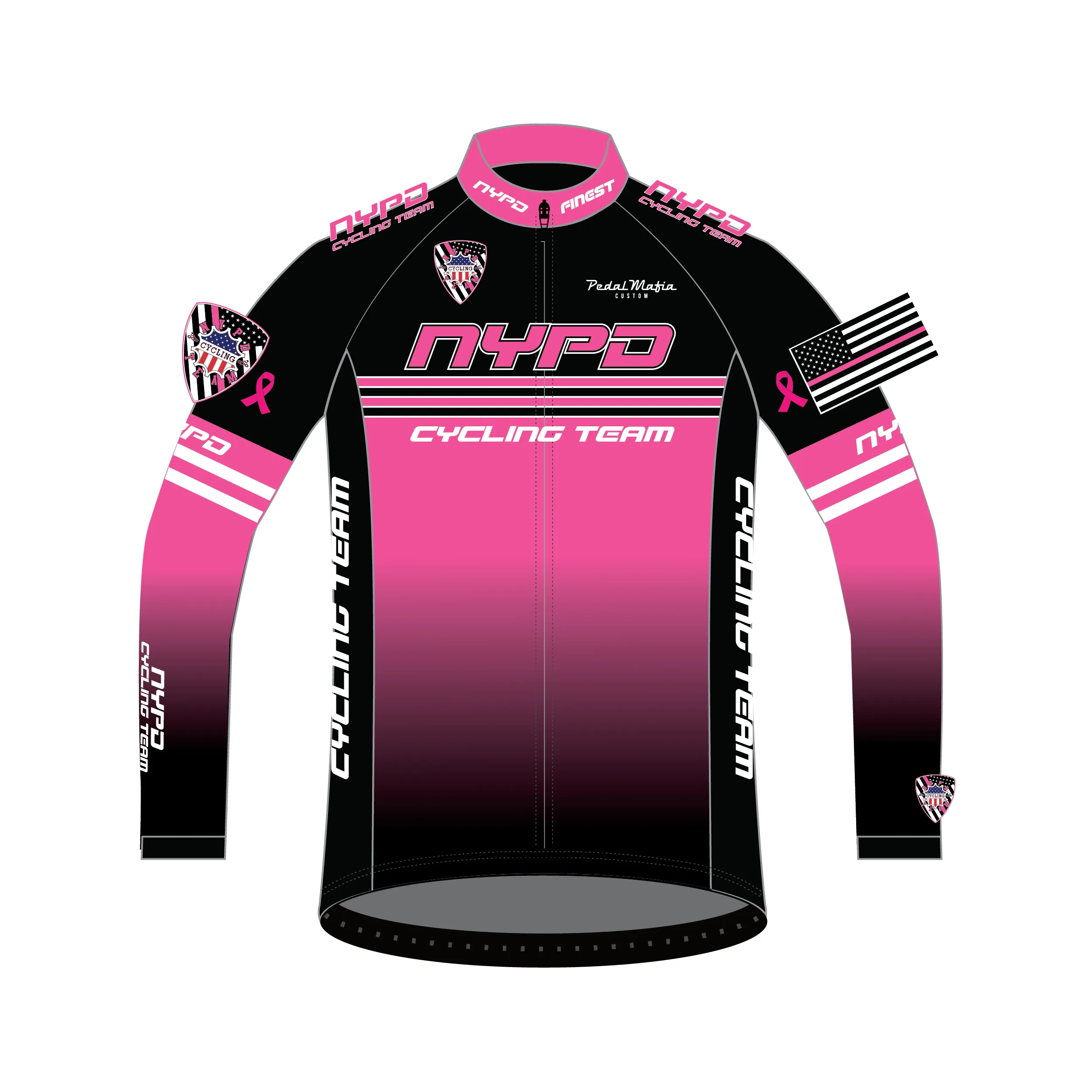 Custom Thermal Jacket - NYPD Cycling Team