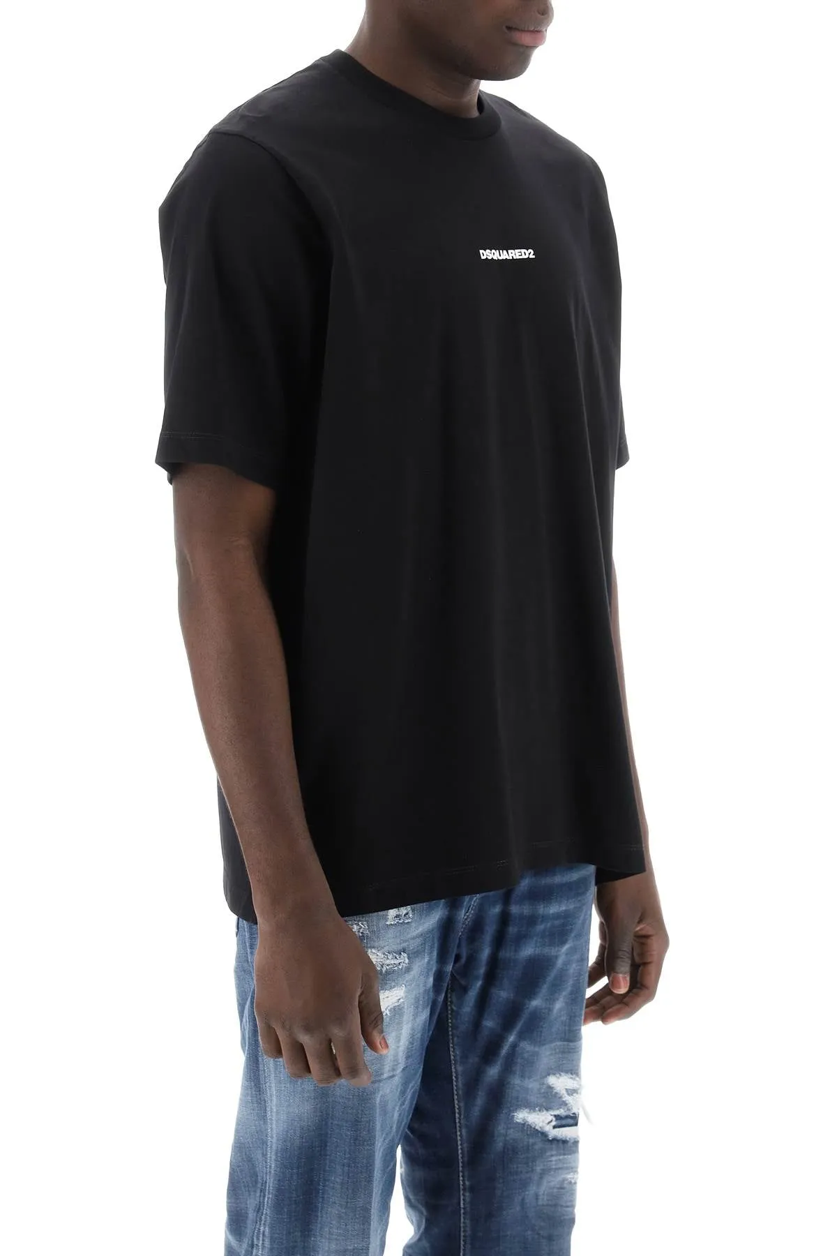 Dsquared2 slouch fit t-shirt with logo print