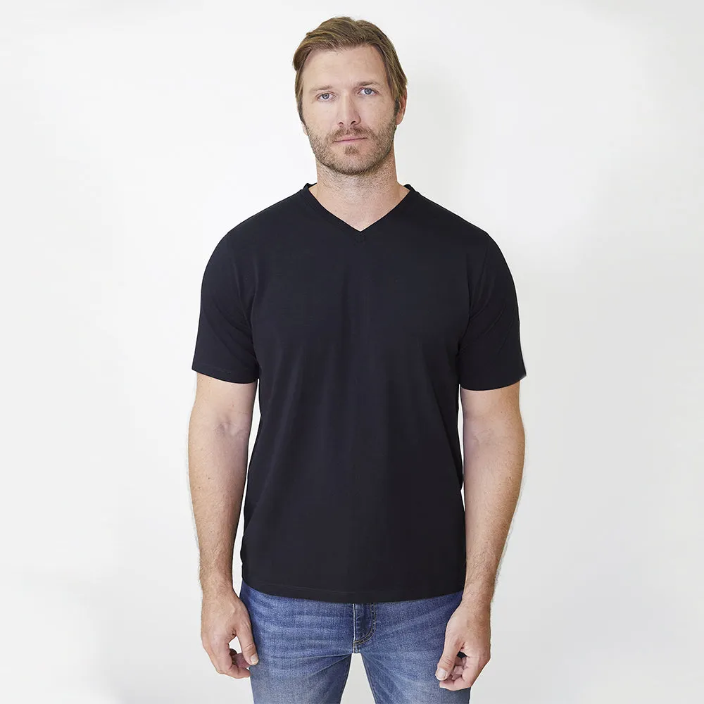 Easy Monday V Neck (Black)