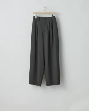 EASY WIDE TROUSERS GREY KHAKI