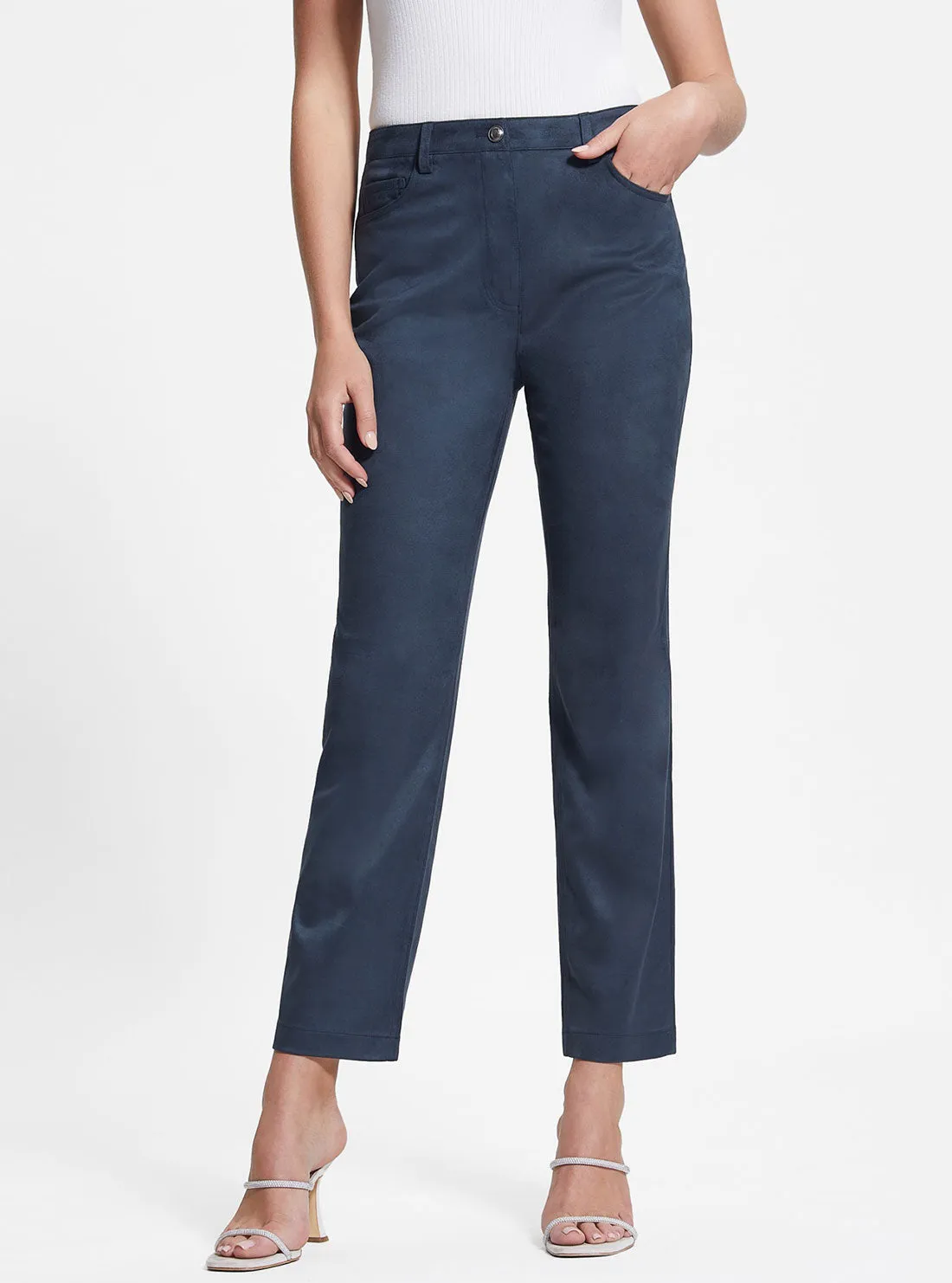 Eco Blackened Blue Kelly Straight Pants