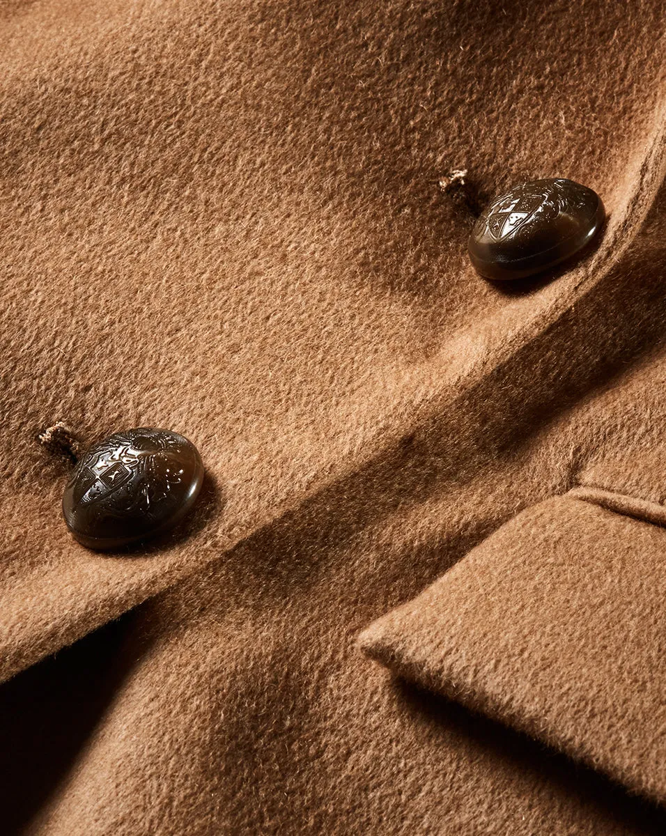 Ellette Italian Camel Hair Dickey Jacket