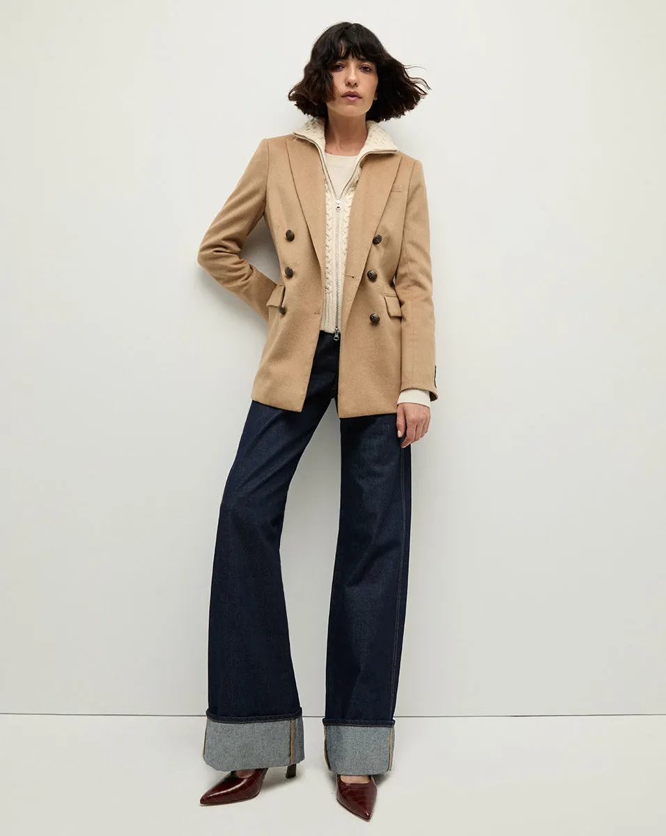 Ellette Italian Camel Hair Dickey Jacket