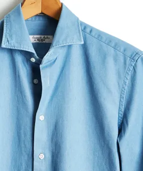 Emanuele Maffeis   Todd Snyder Denim Spread Collar Shirt