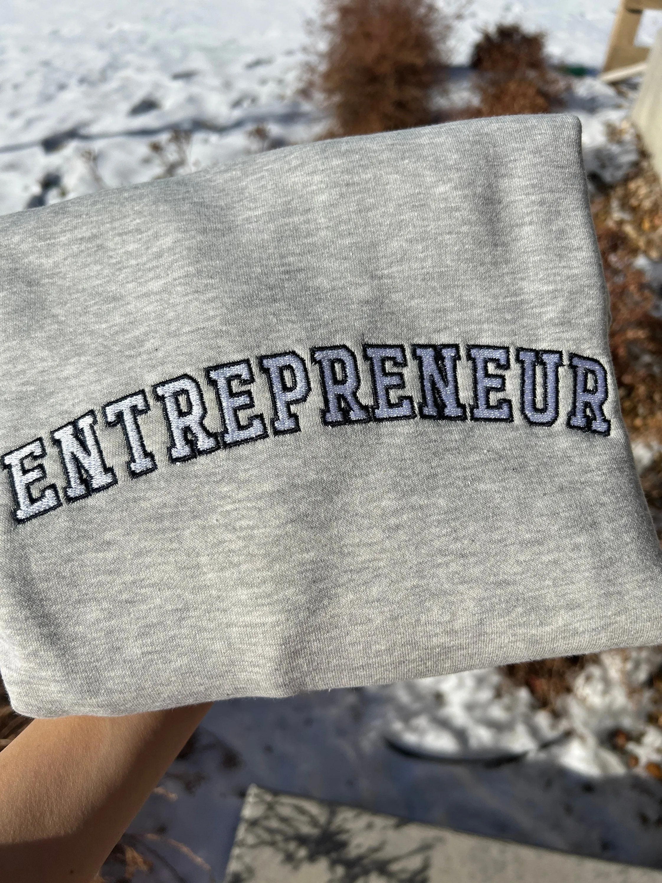 Entreprenour Embroidered Sweatshirts