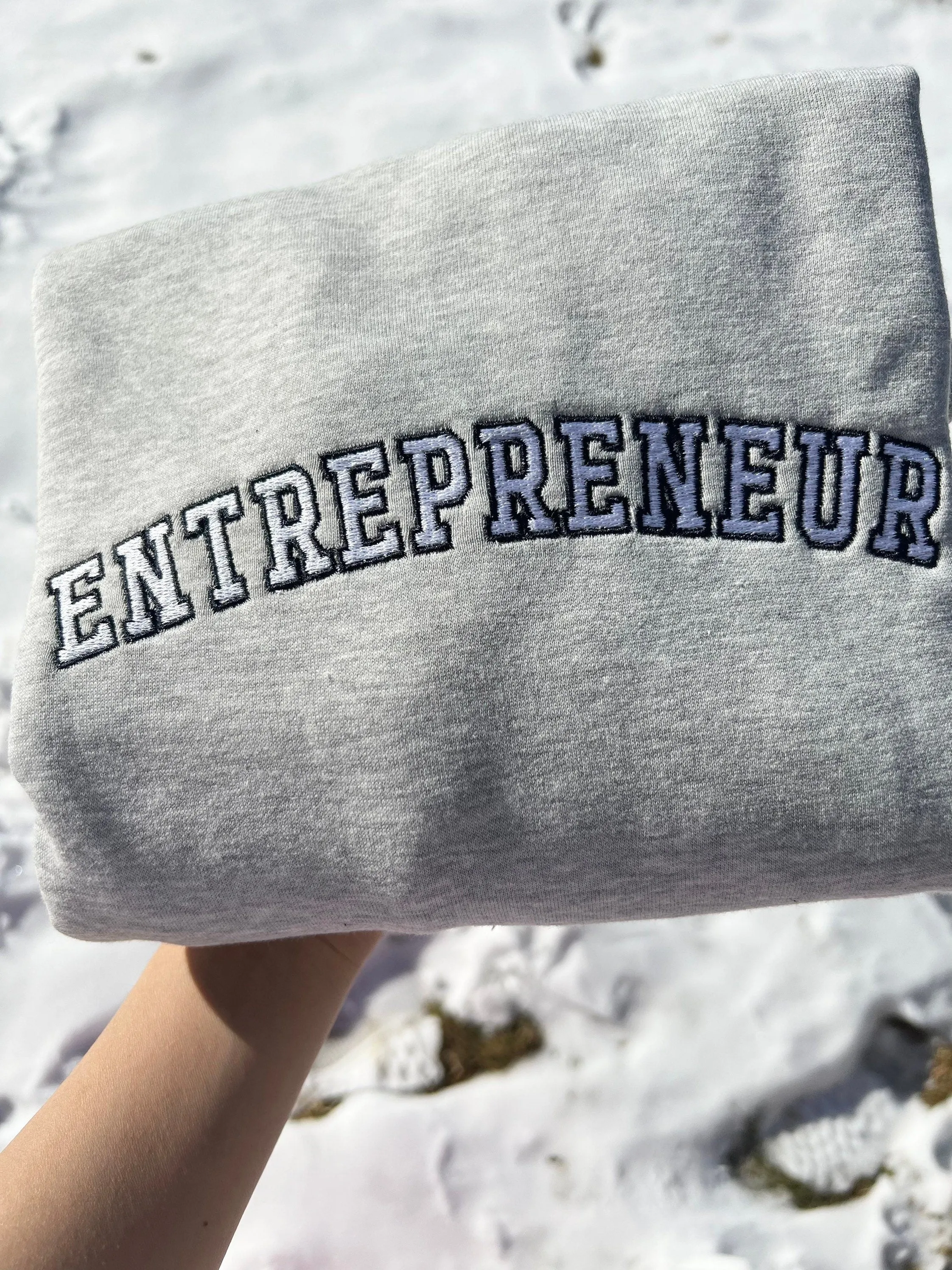 Entreprenour Embroidered Sweatshirts