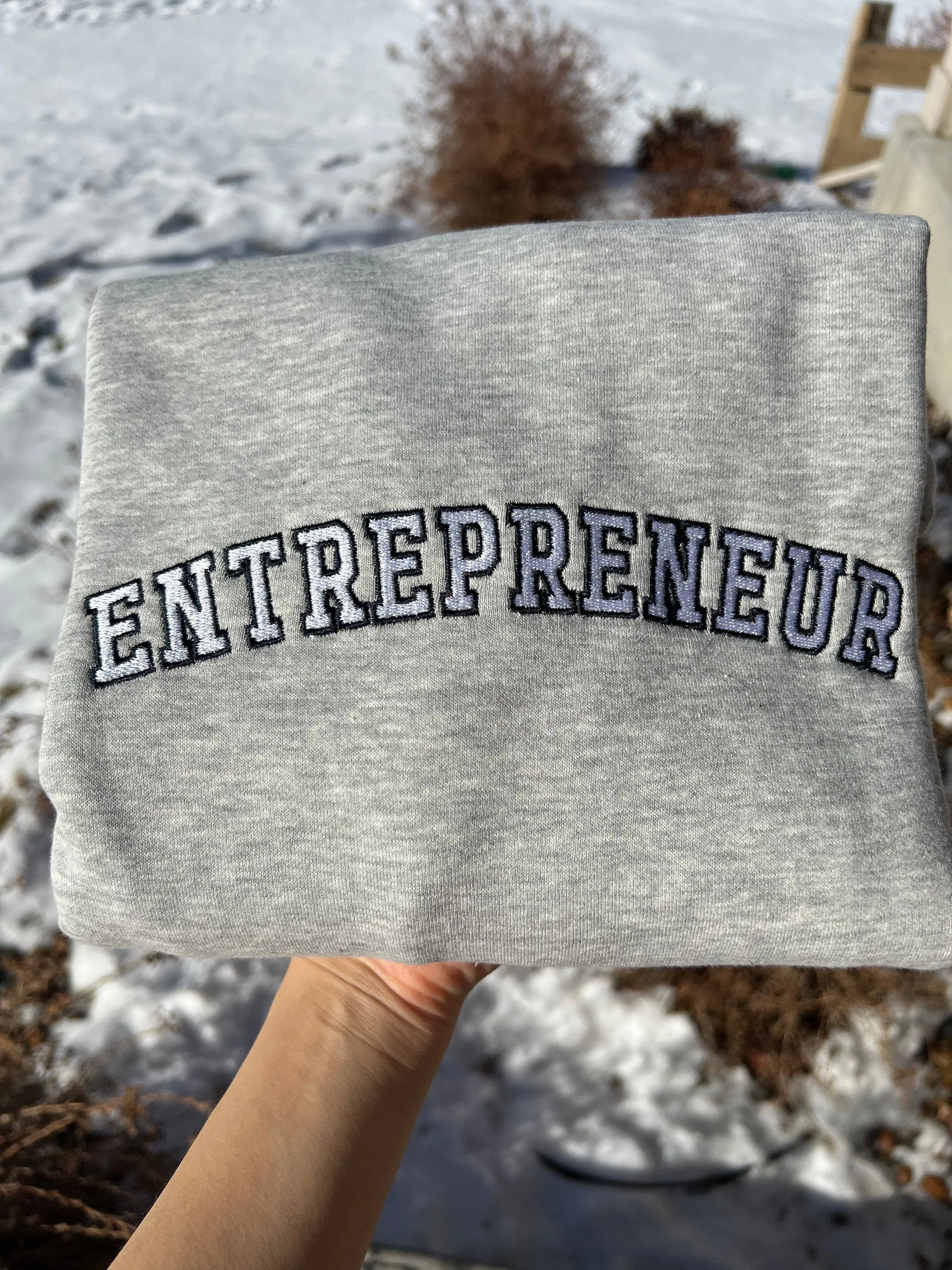 Entreprenour Embroidered Sweatshirts