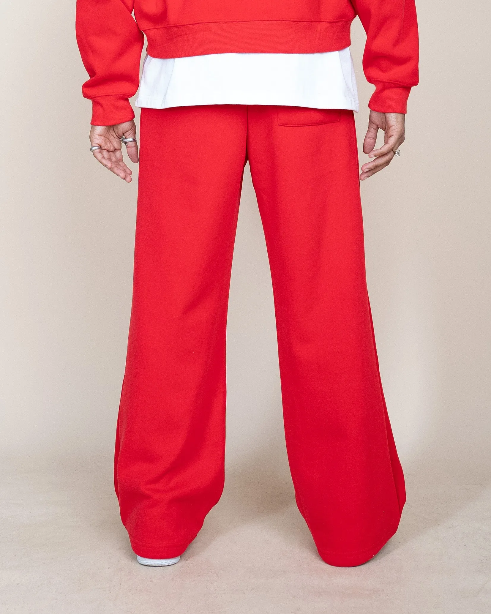 EPTM PERFECT BAGGY FLEECE PANTS - RED