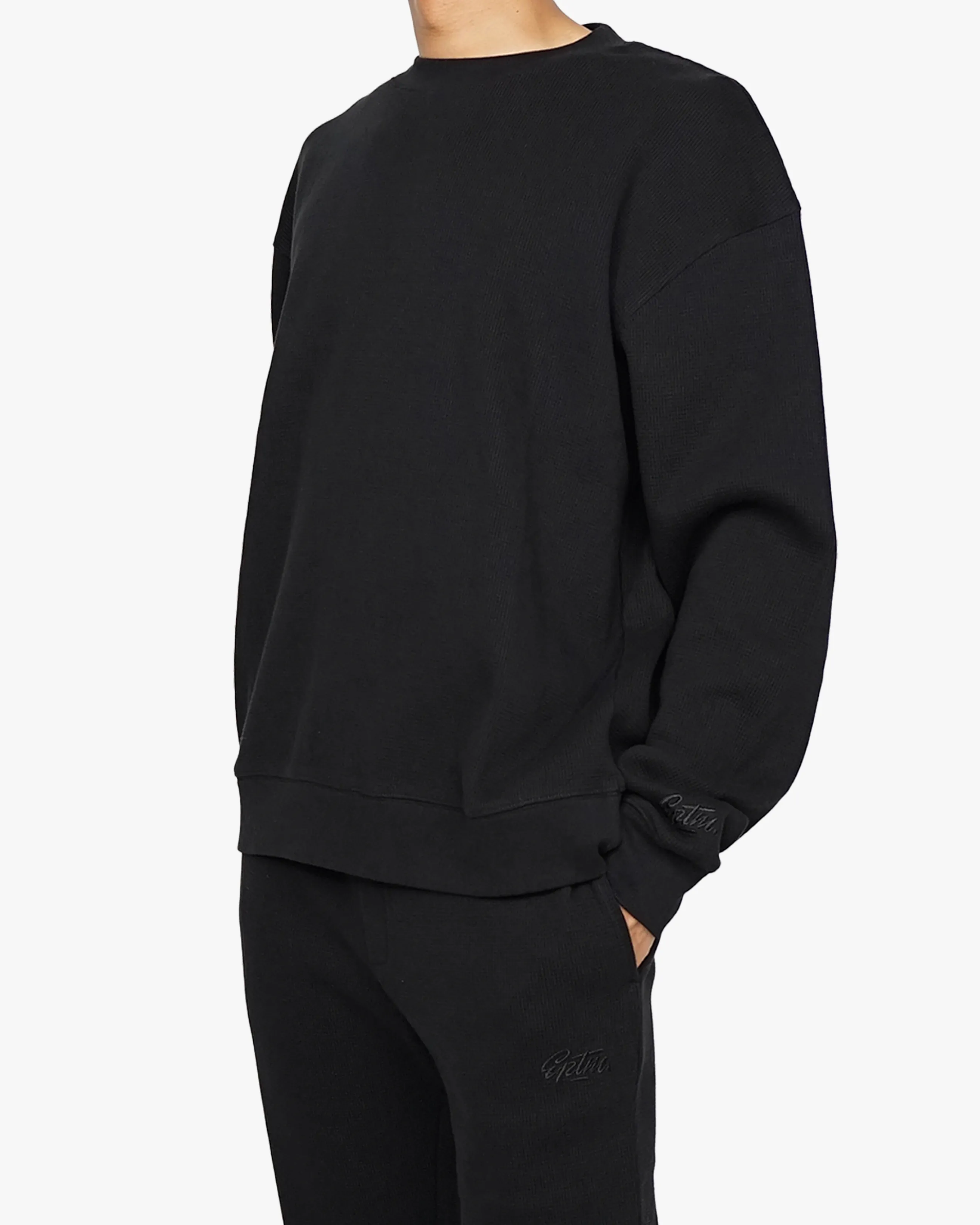 EPTM THERMAL SWEATSHIRT-BLACK