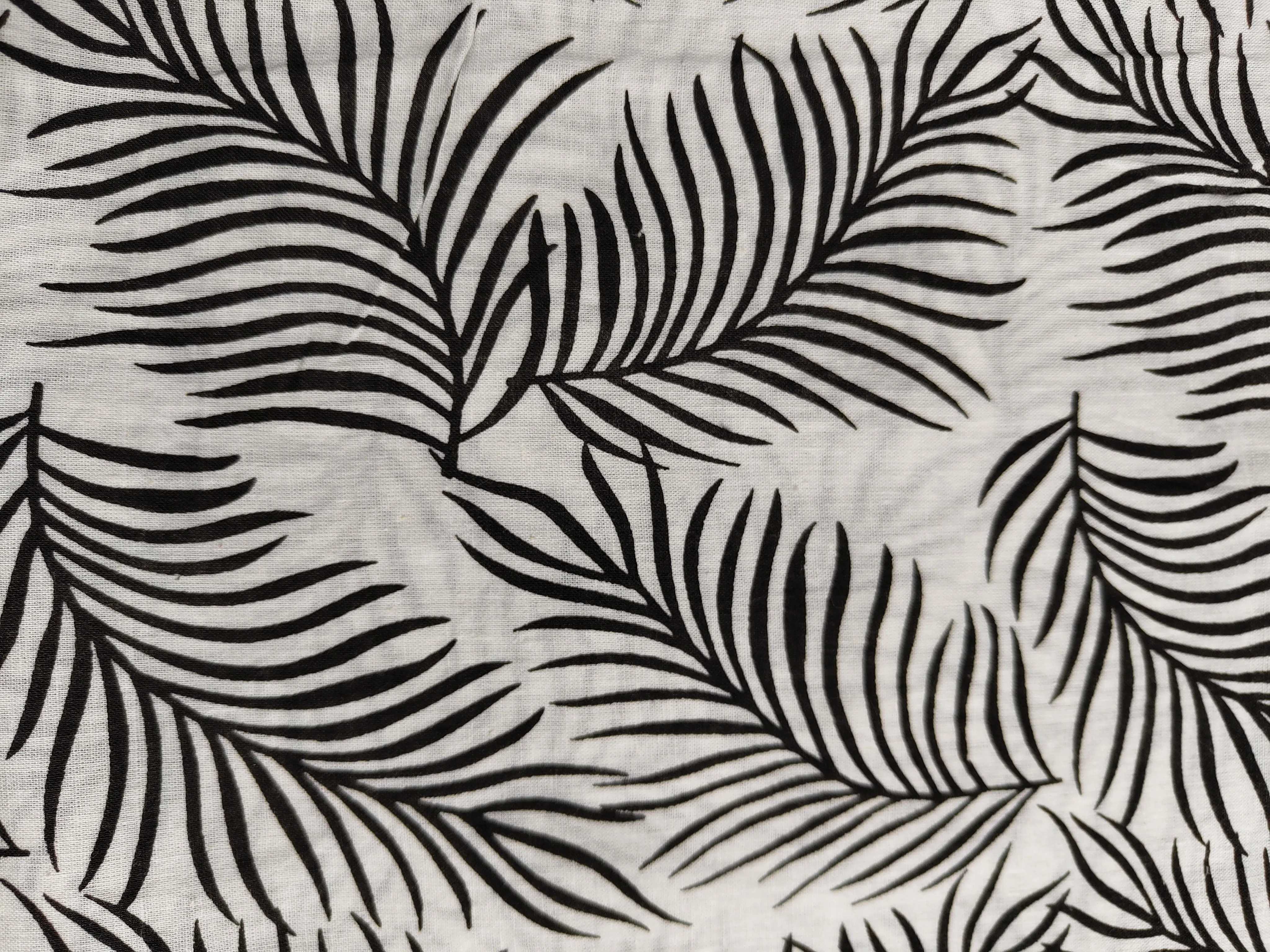 Ferns cotton cambric width 44 inches Fabric per meter