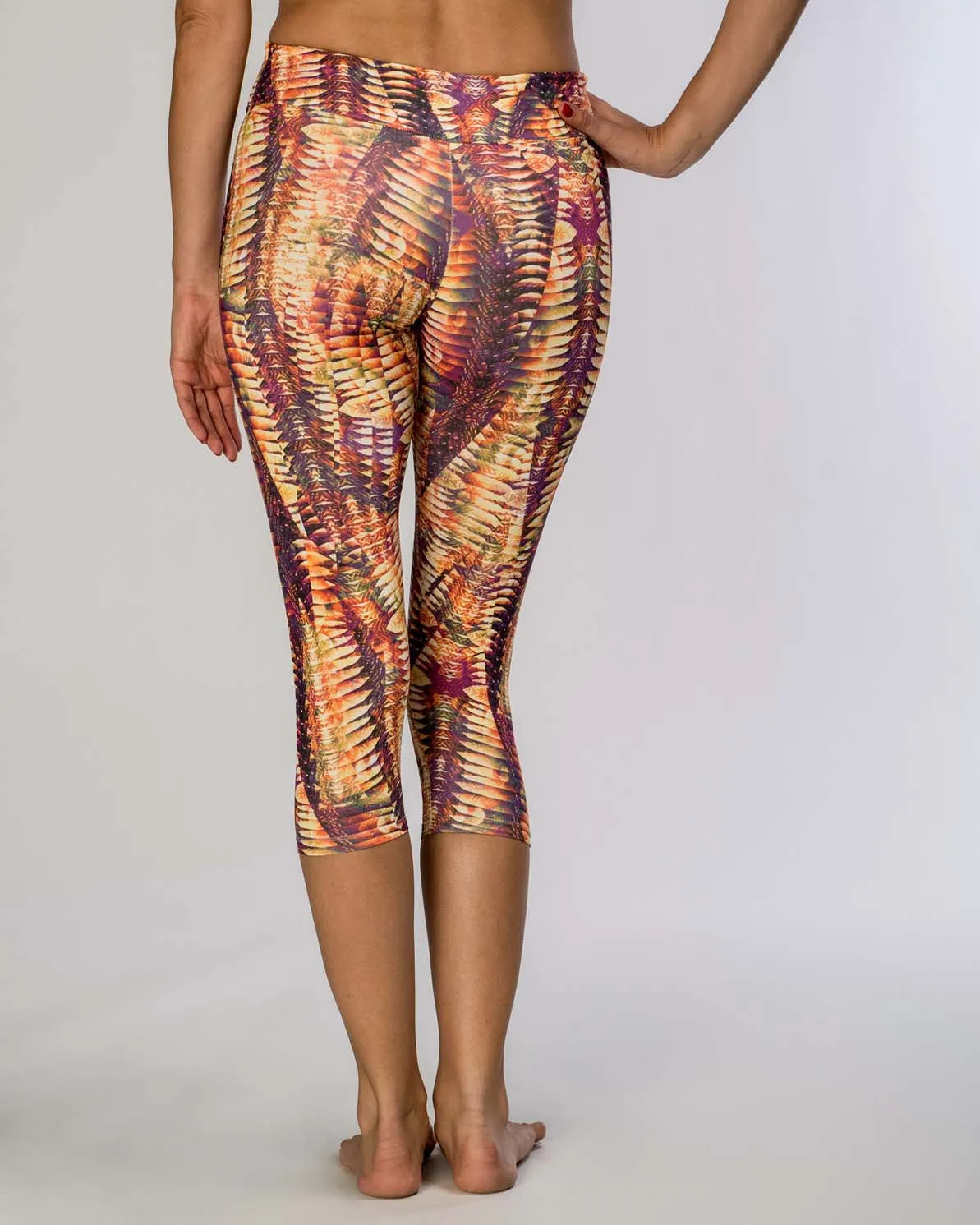 Fiery Sunset Capri Pant