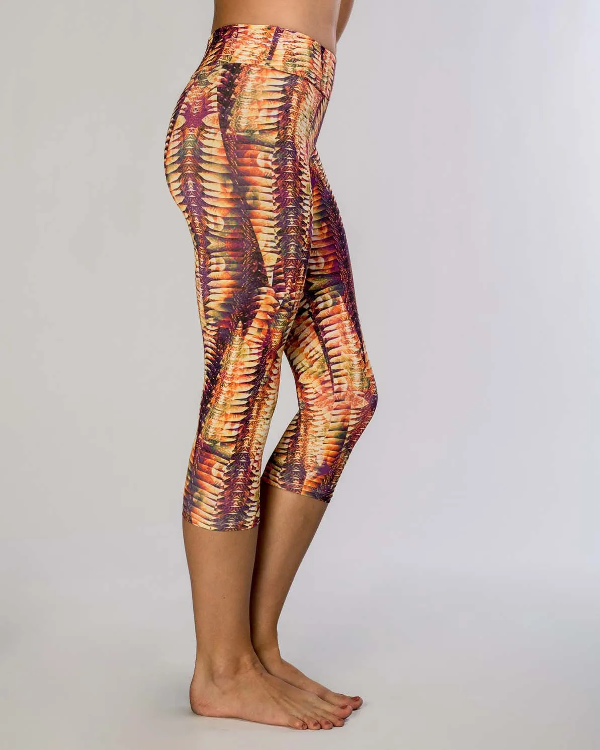 Fiery Sunset Capri Pant