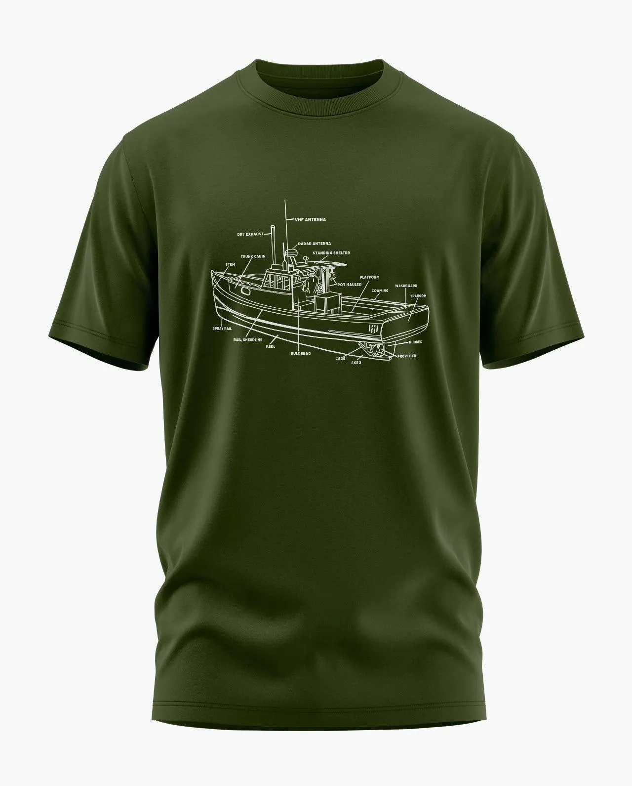 Fishing Boat Parts Signature LuxeSoft Cotton T-Shirt