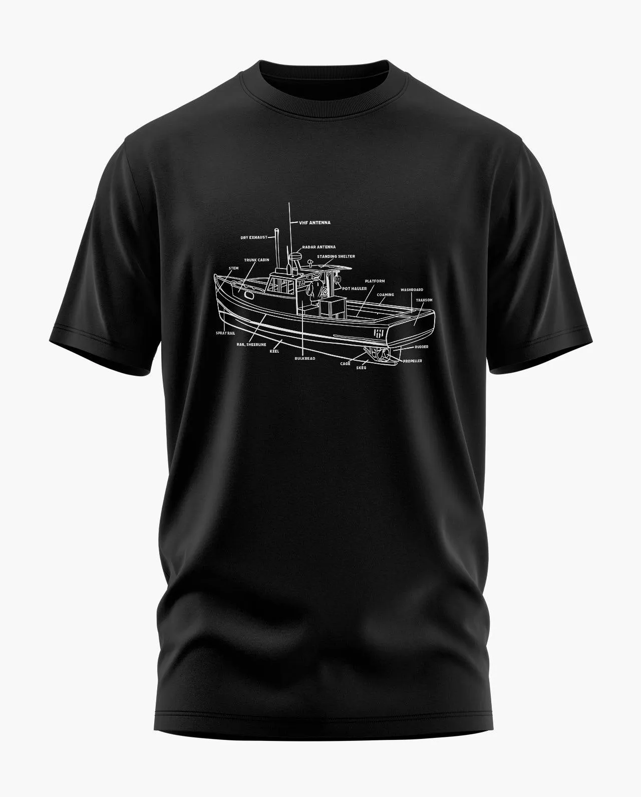 Fishing Boat Parts Signature LuxeSoft Cotton T-Shirt