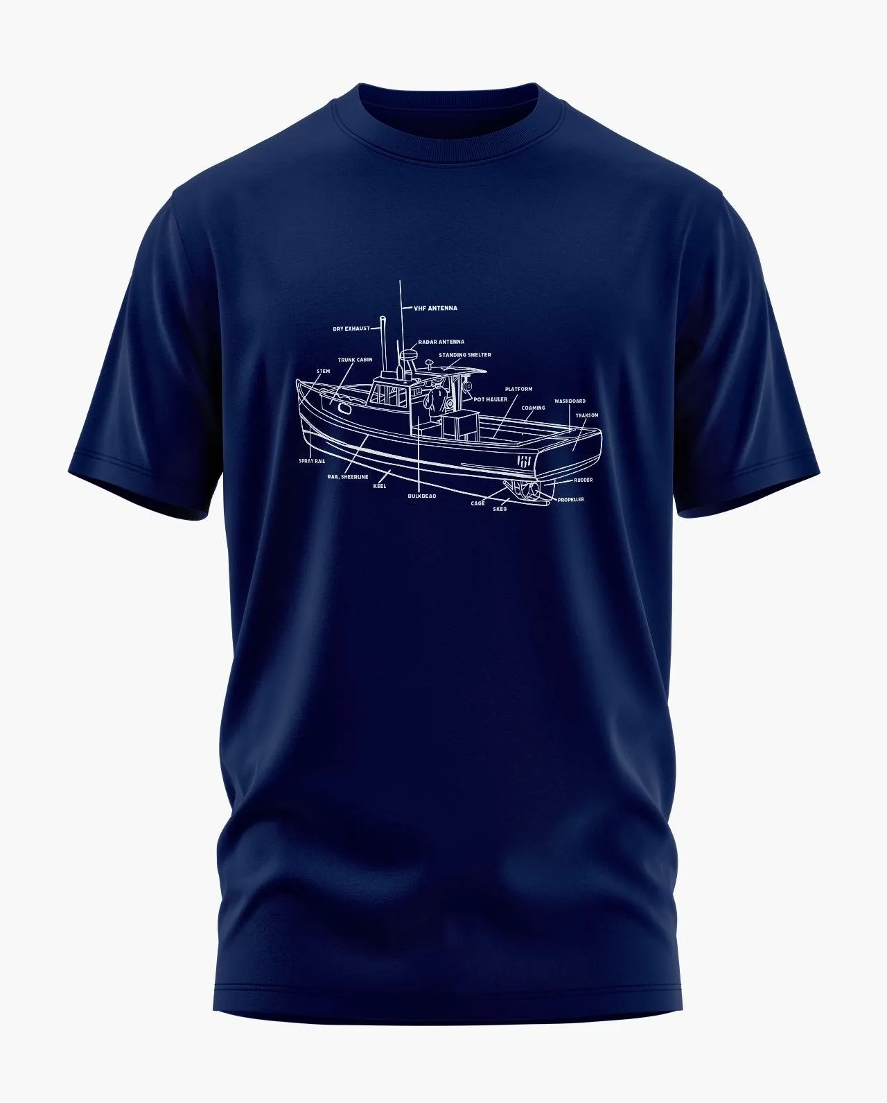 Fishing Boat Parts Signature LuxeSoft Cotton T-Shirt