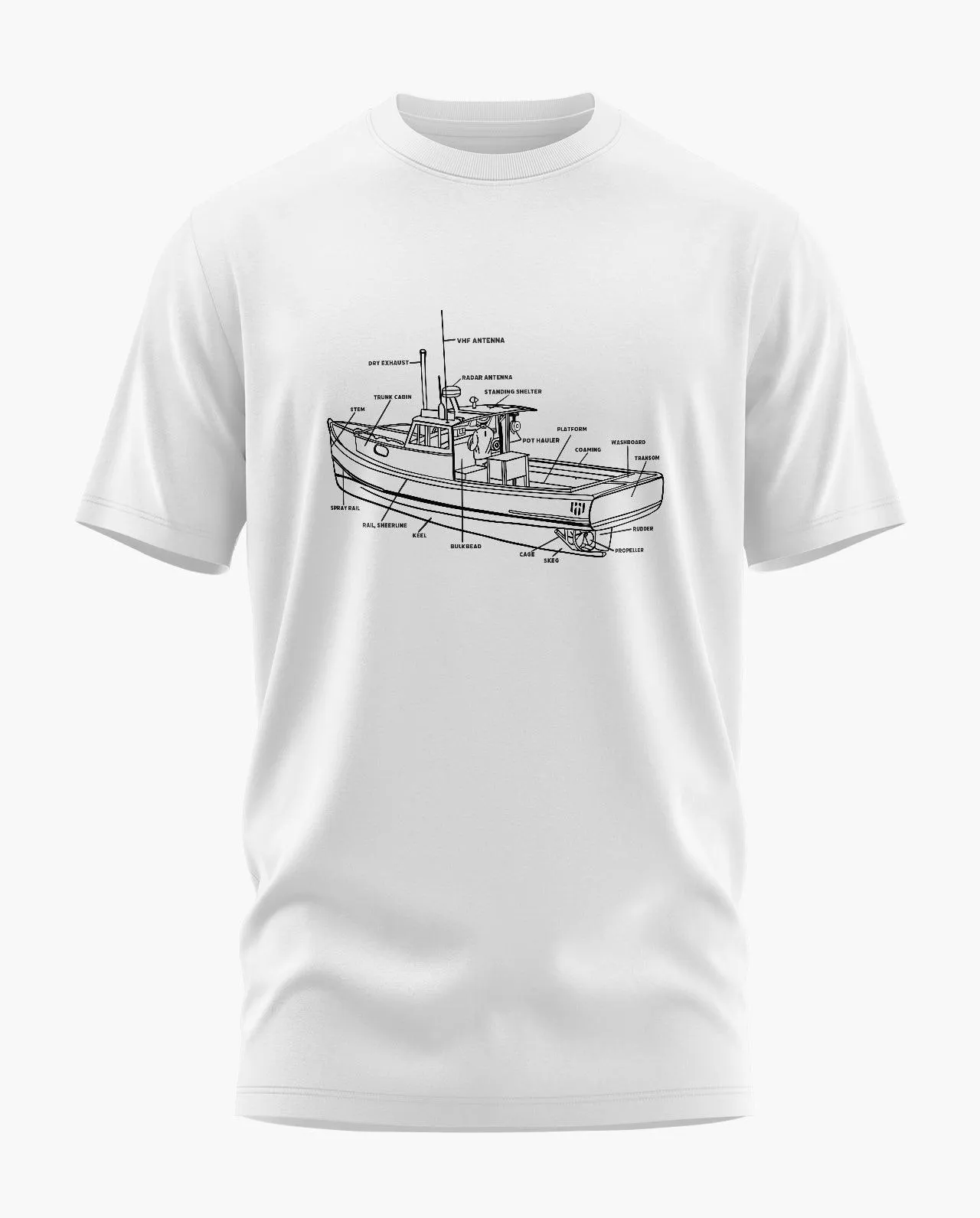 Fishing Boat Parts Signature LuxeSoft Cotton T-Shirt