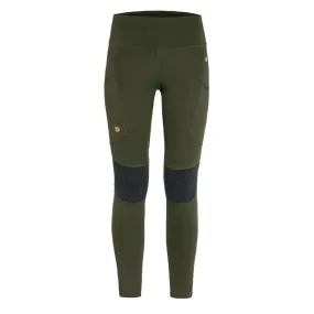 Fjallraven Womens Abisko Trekking Tights HD Deep Forest