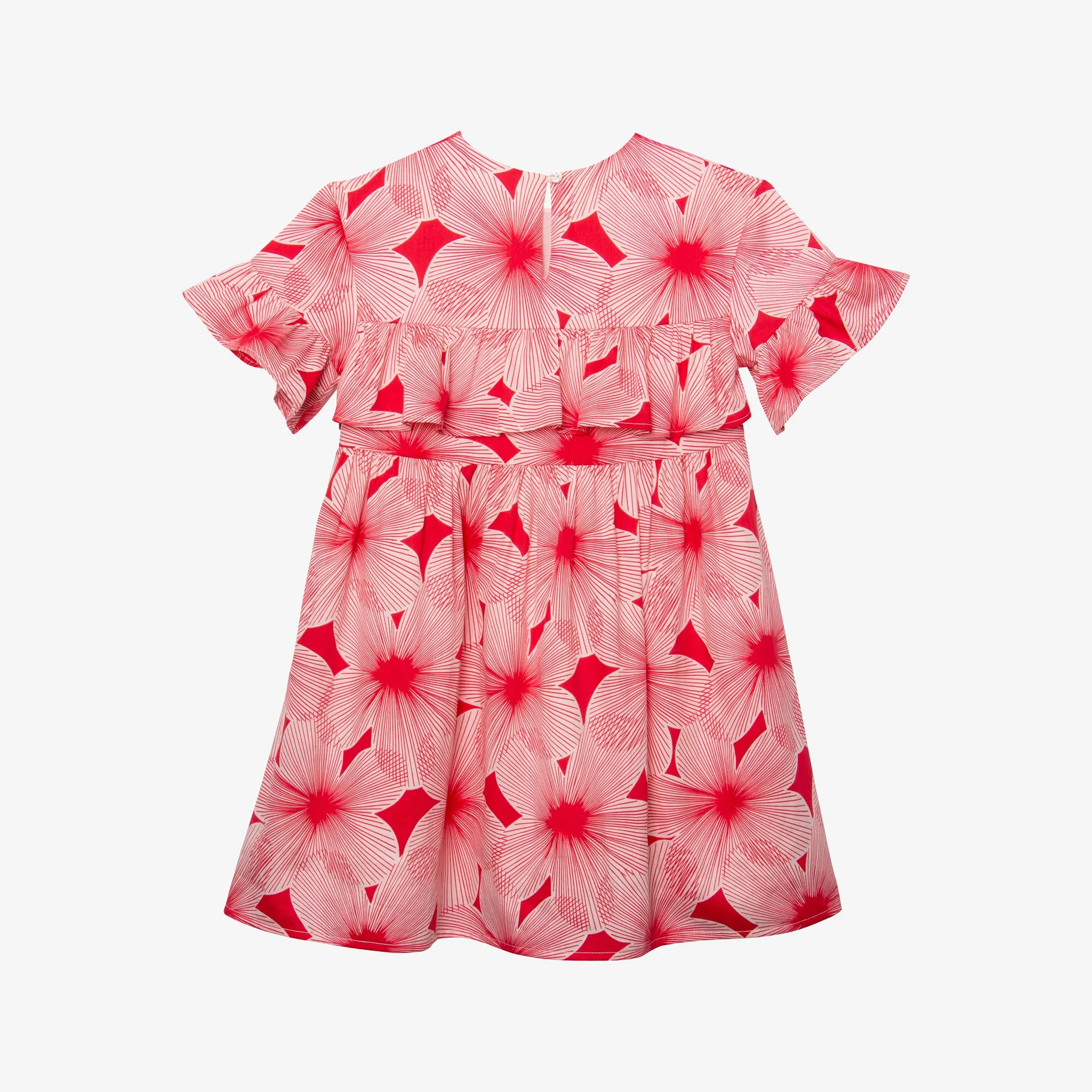 Girls' peony dress