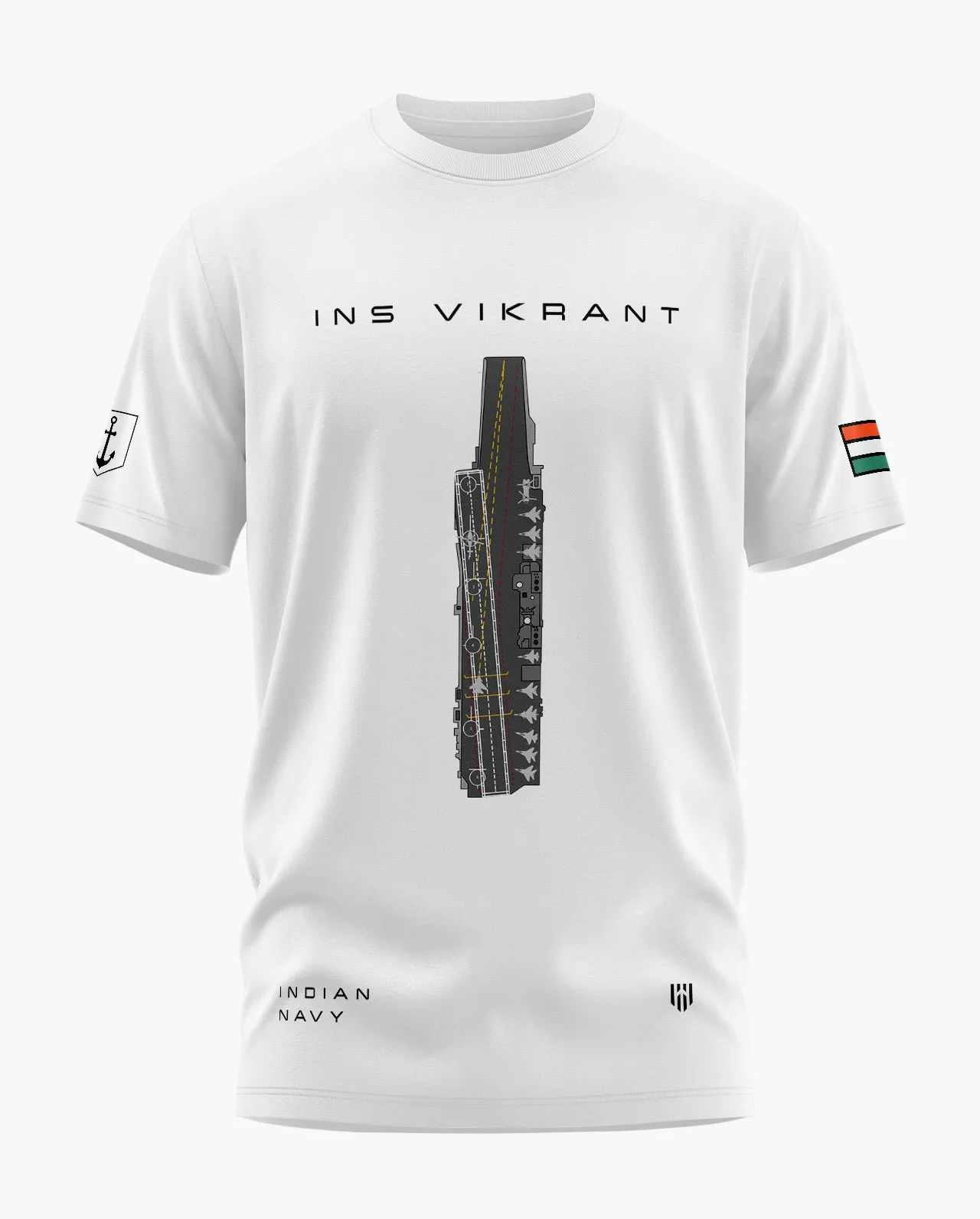 INS VIKRANT SUPREMACY Signature LuxeSoft Cotton T-Shirt