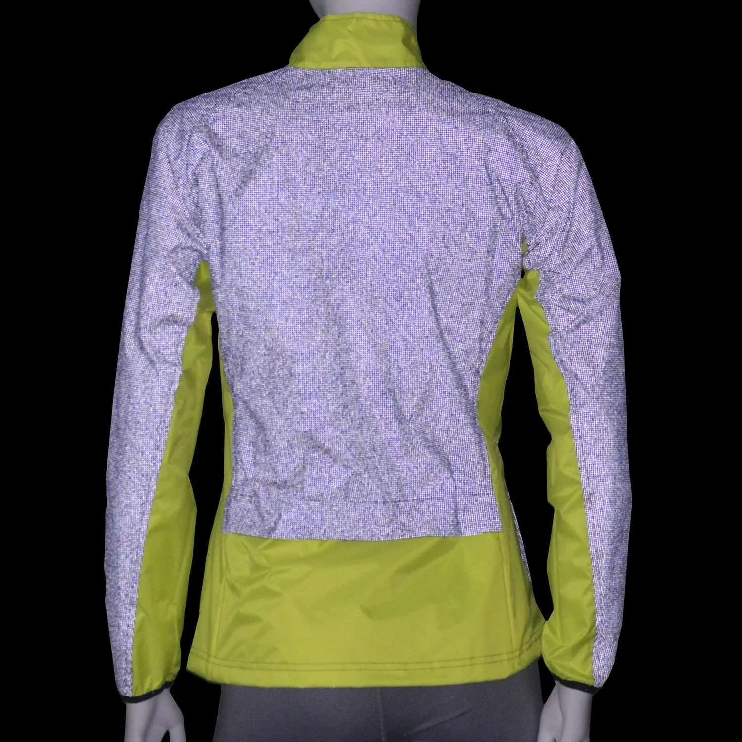 Jamestown Women's Reflective Jacket in Navy / Flo Lime