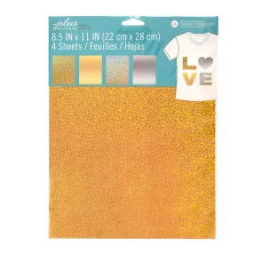 Jolee's Easy Image Iron-On Transfer Sheets 8.5"X11" 4 Pack - Shimmer Holographic*