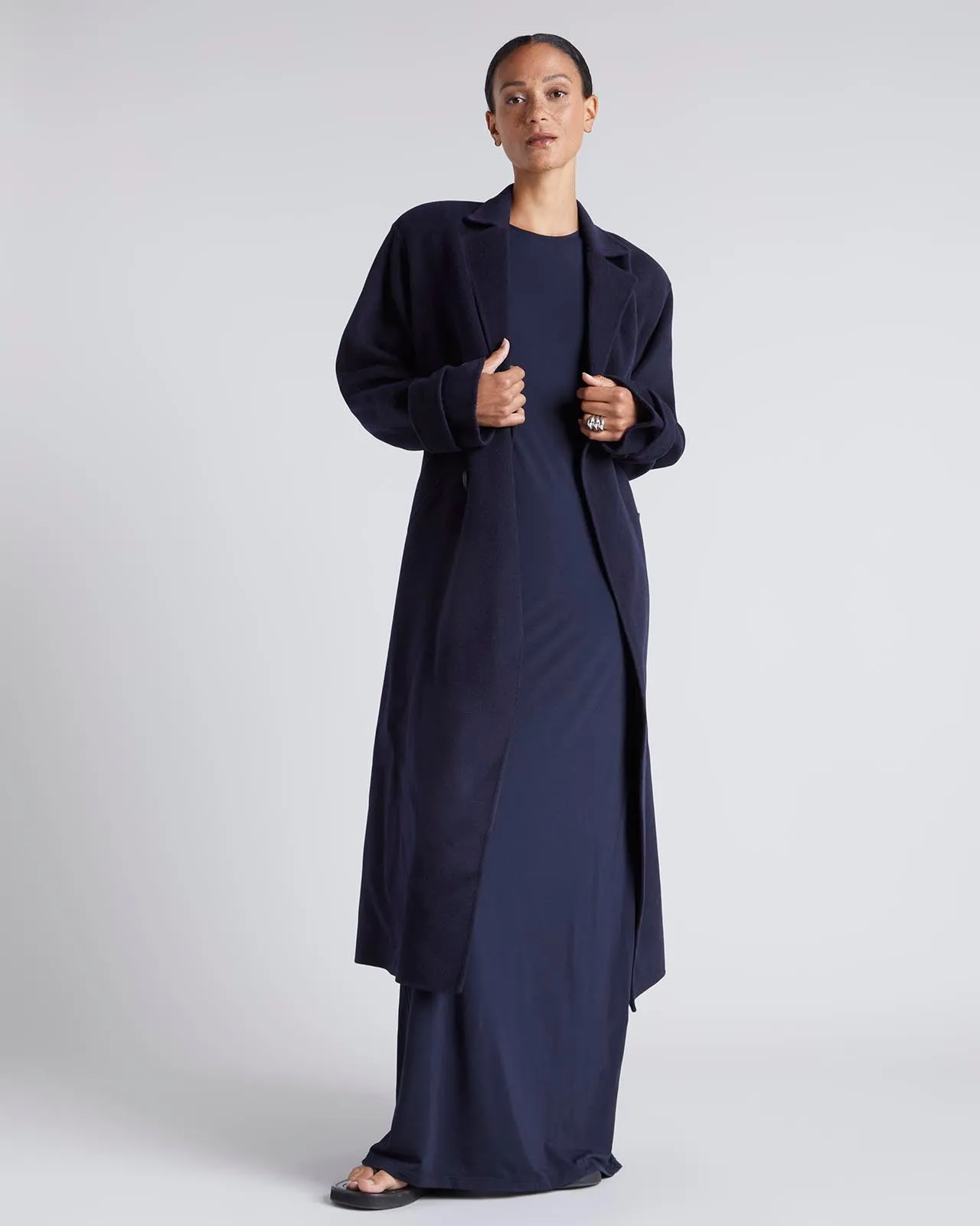 Kate Young x Splendid Wool-Cashmere Maxi Coat