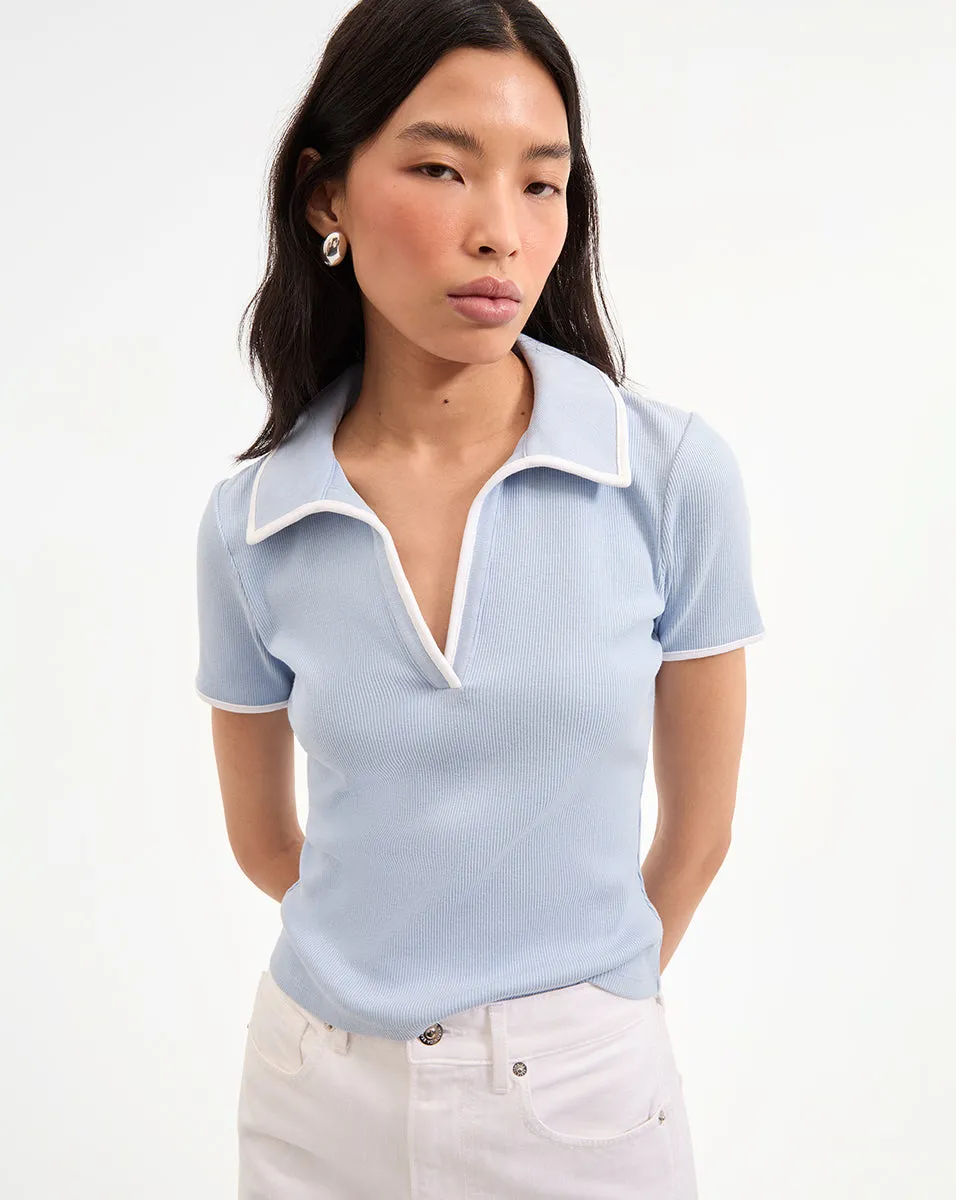 Kearney Tee With Contrast Piping