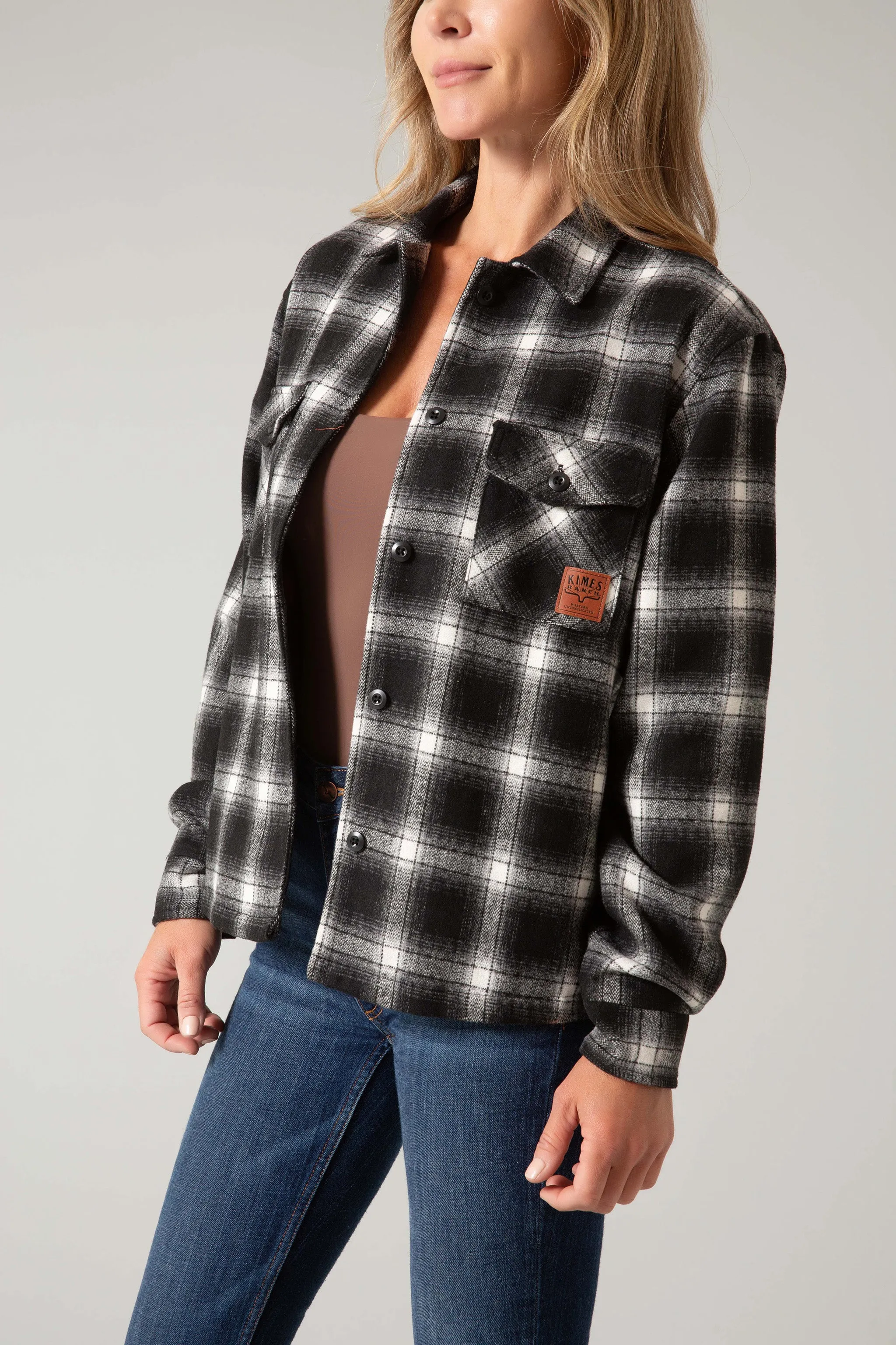 Kimes Ranch Women's Black Spokane Shirt Jacket