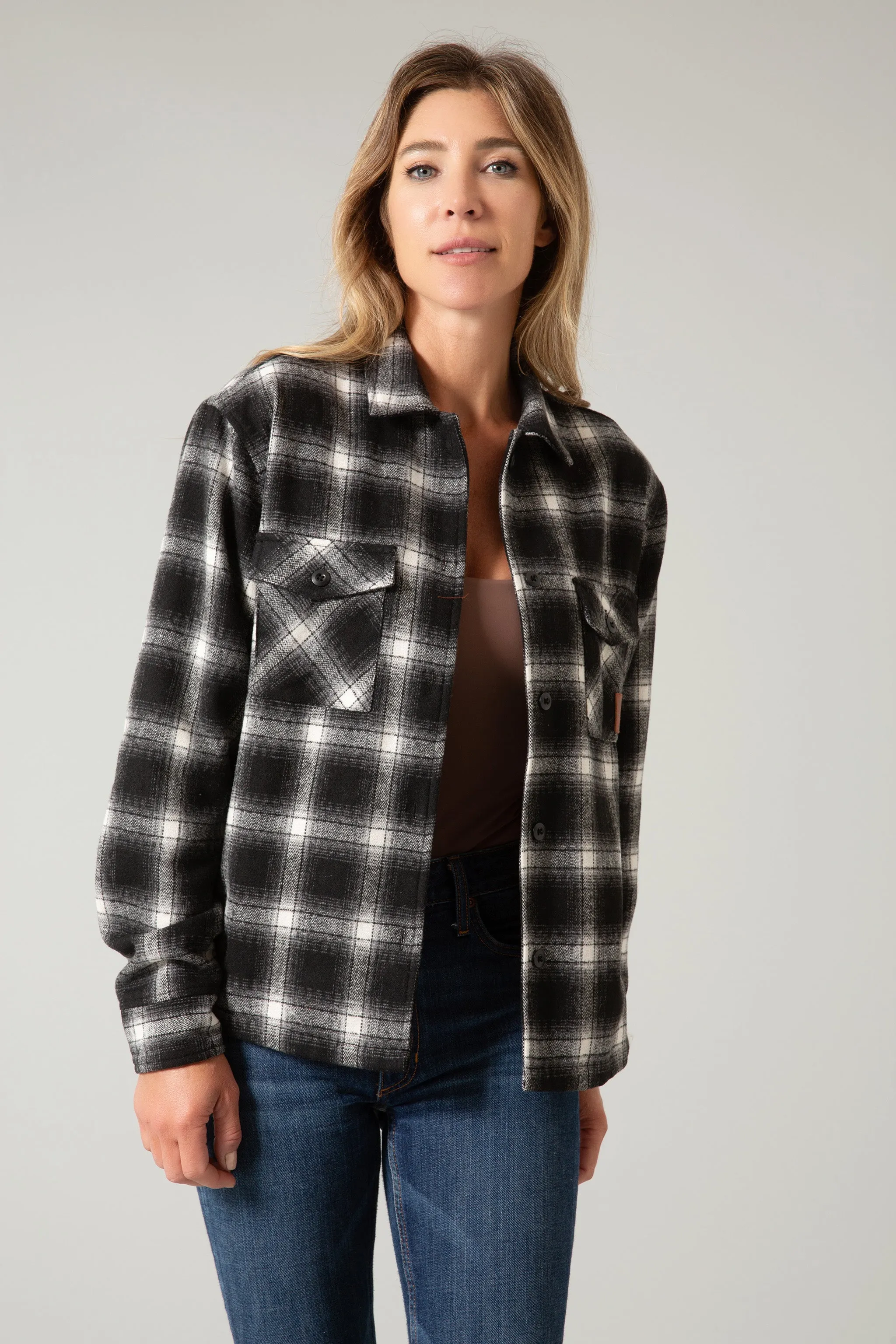 Kimes Ranch Women's Black Spokane Shirt Jacket