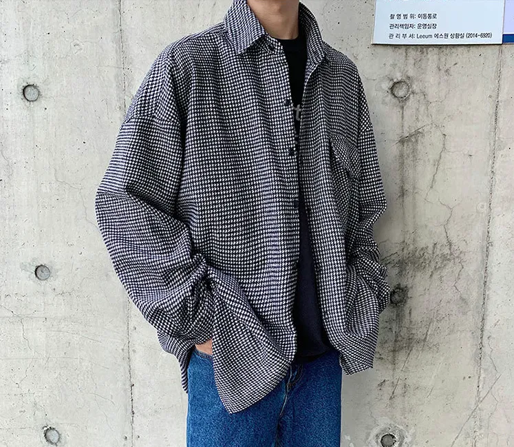 [Korean Style] Camisa Plaid Shirts