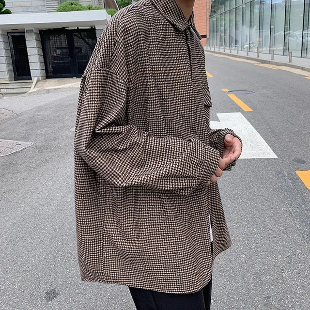 [Korean Style] Camisa Plaid Shirts