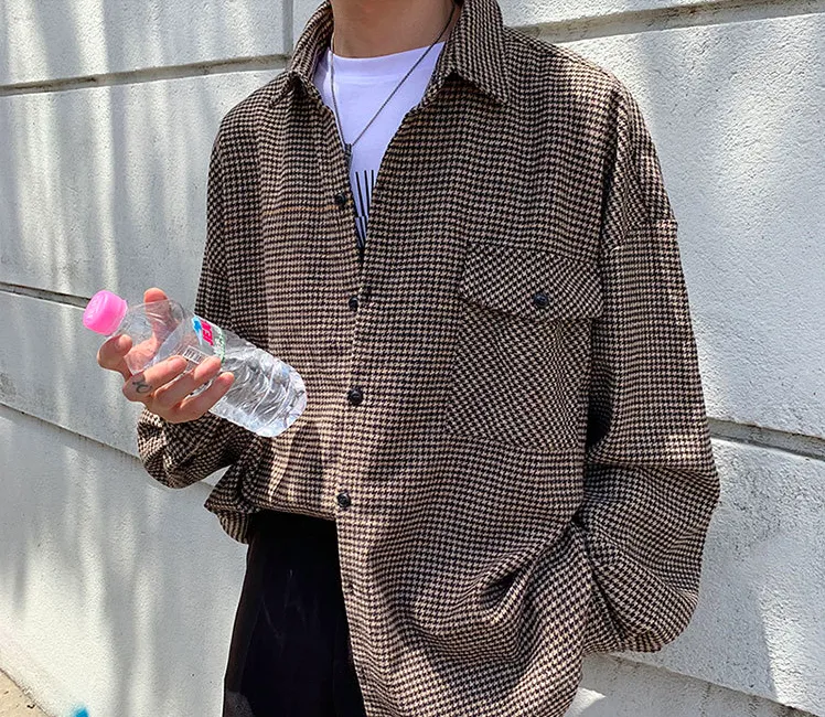 [Korean Style] Camisa Plaid Shirts