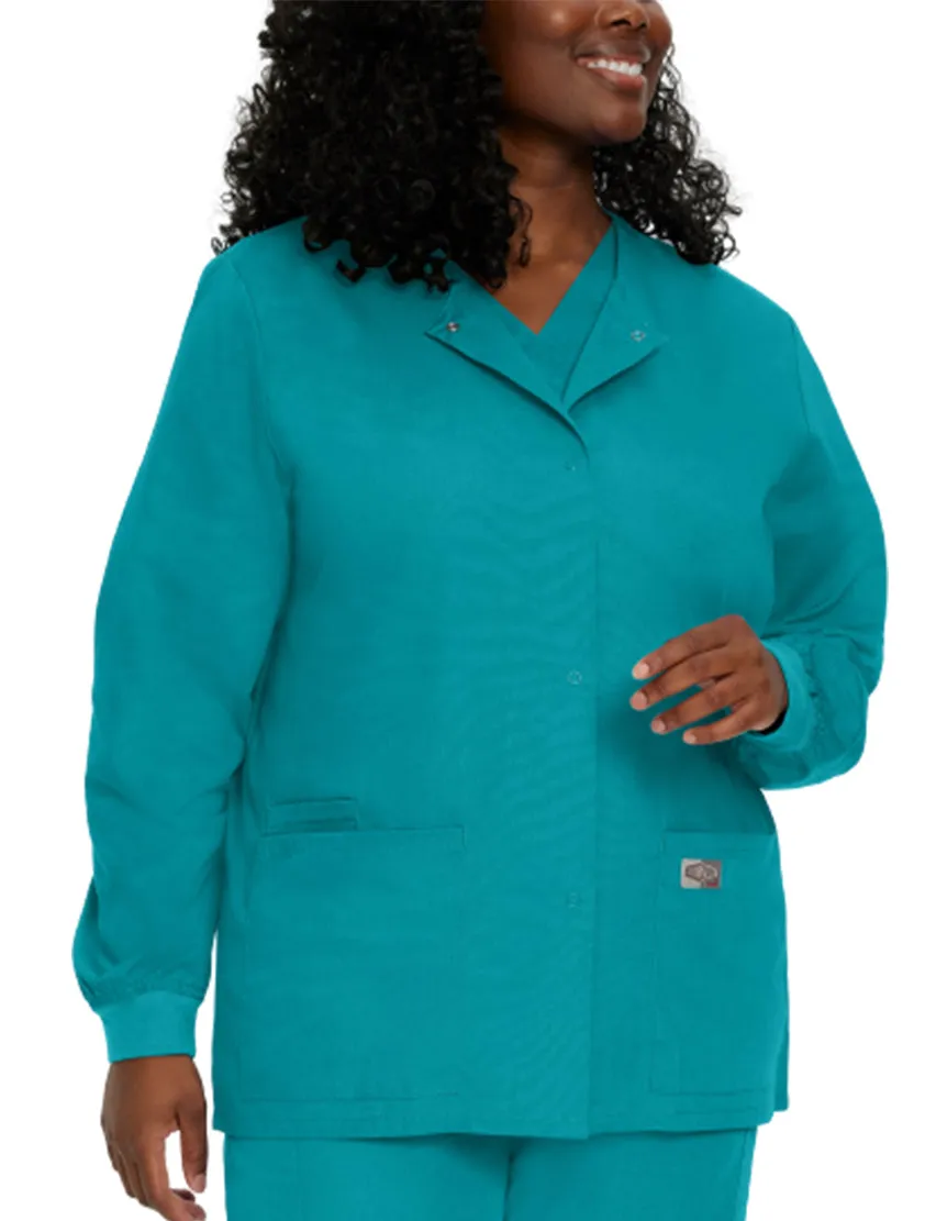 Landau Scrub Zone Women's Warm-Up Scrub Jacket