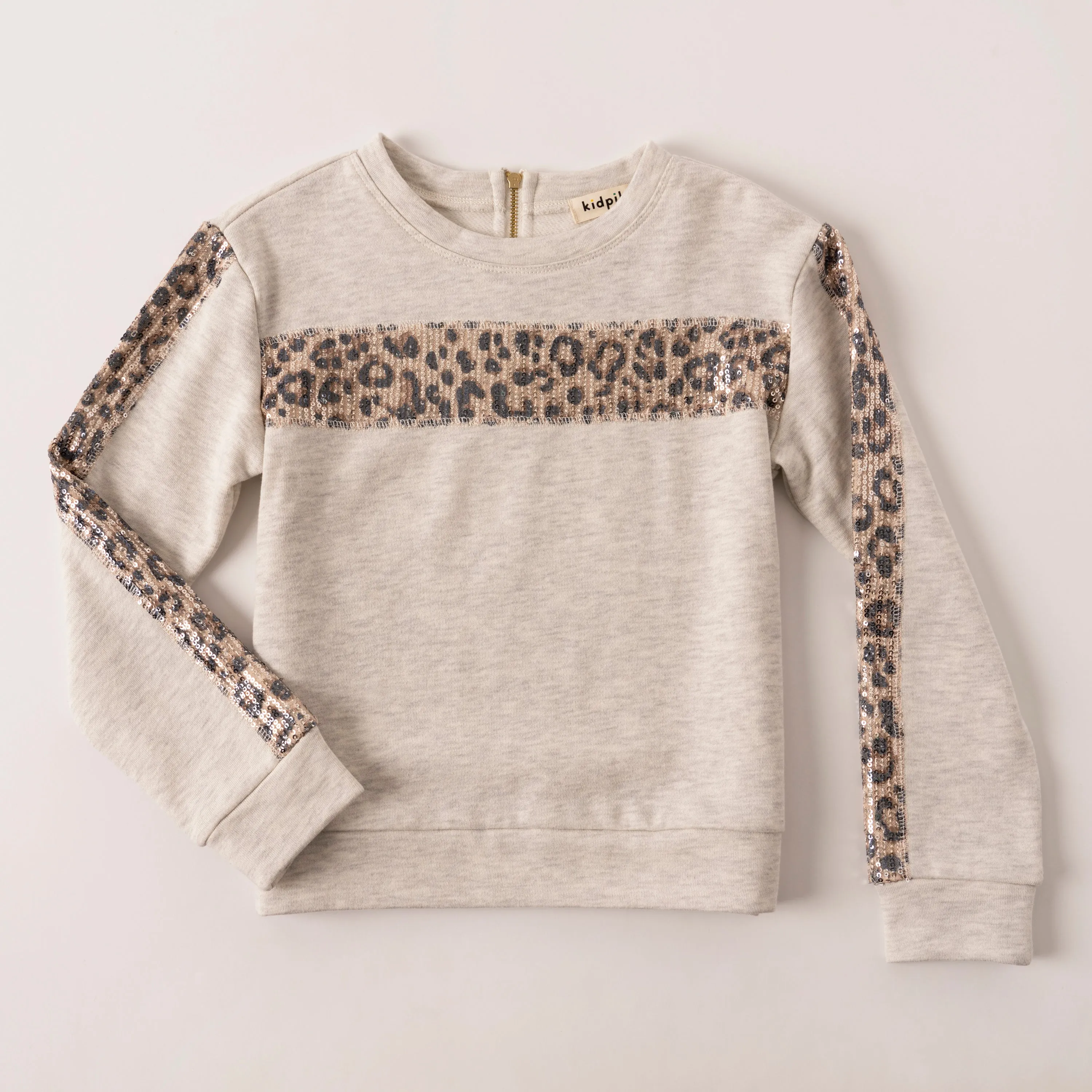 Leopard Sequin Sweatshirt